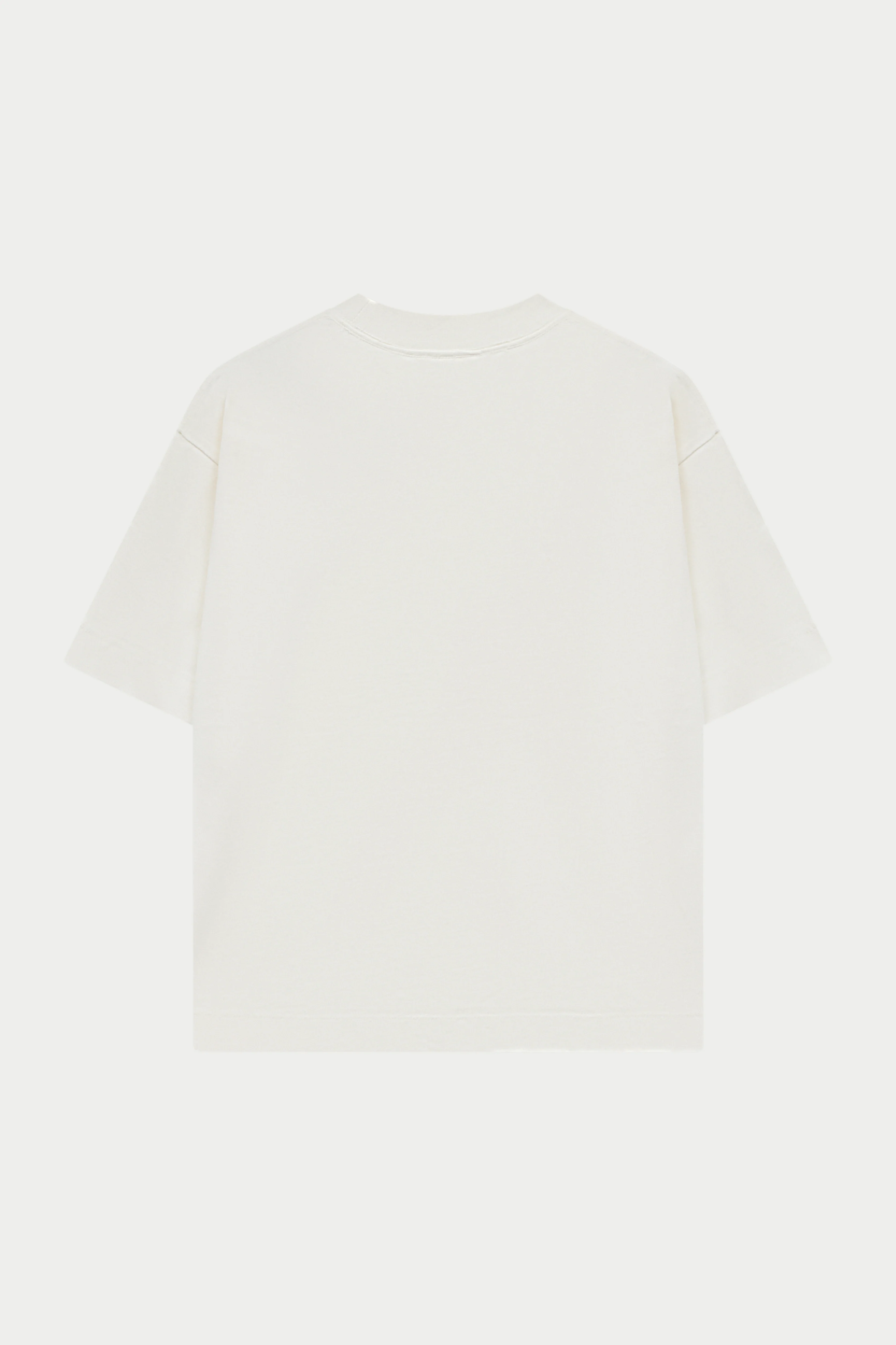 APPLIQUE MONOGRAM EMBLEM T-SHIRT - OFF WHITE - Image 6