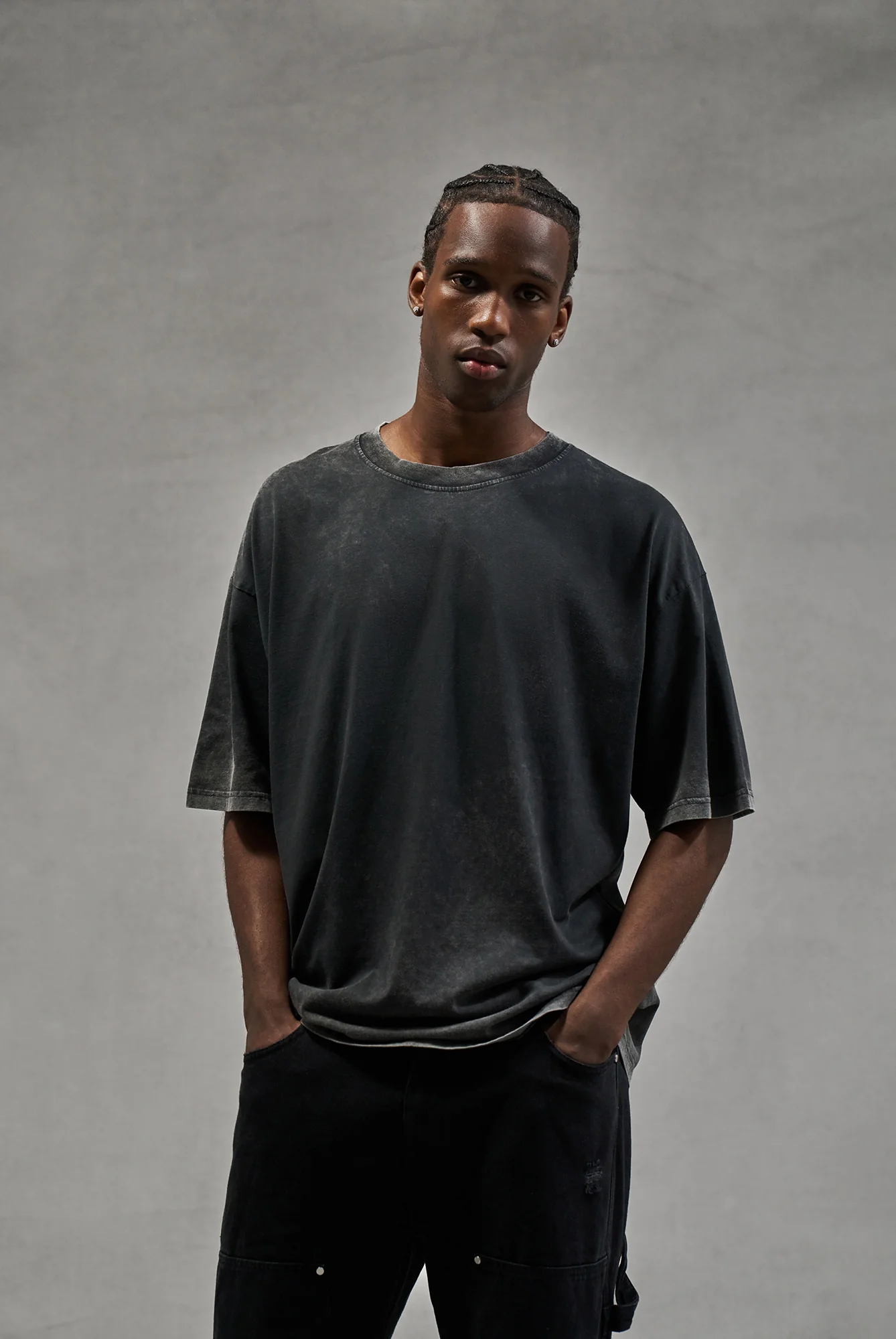 UNBRANDED RELAXED T-SHIRT - ACID WASH - Image 5