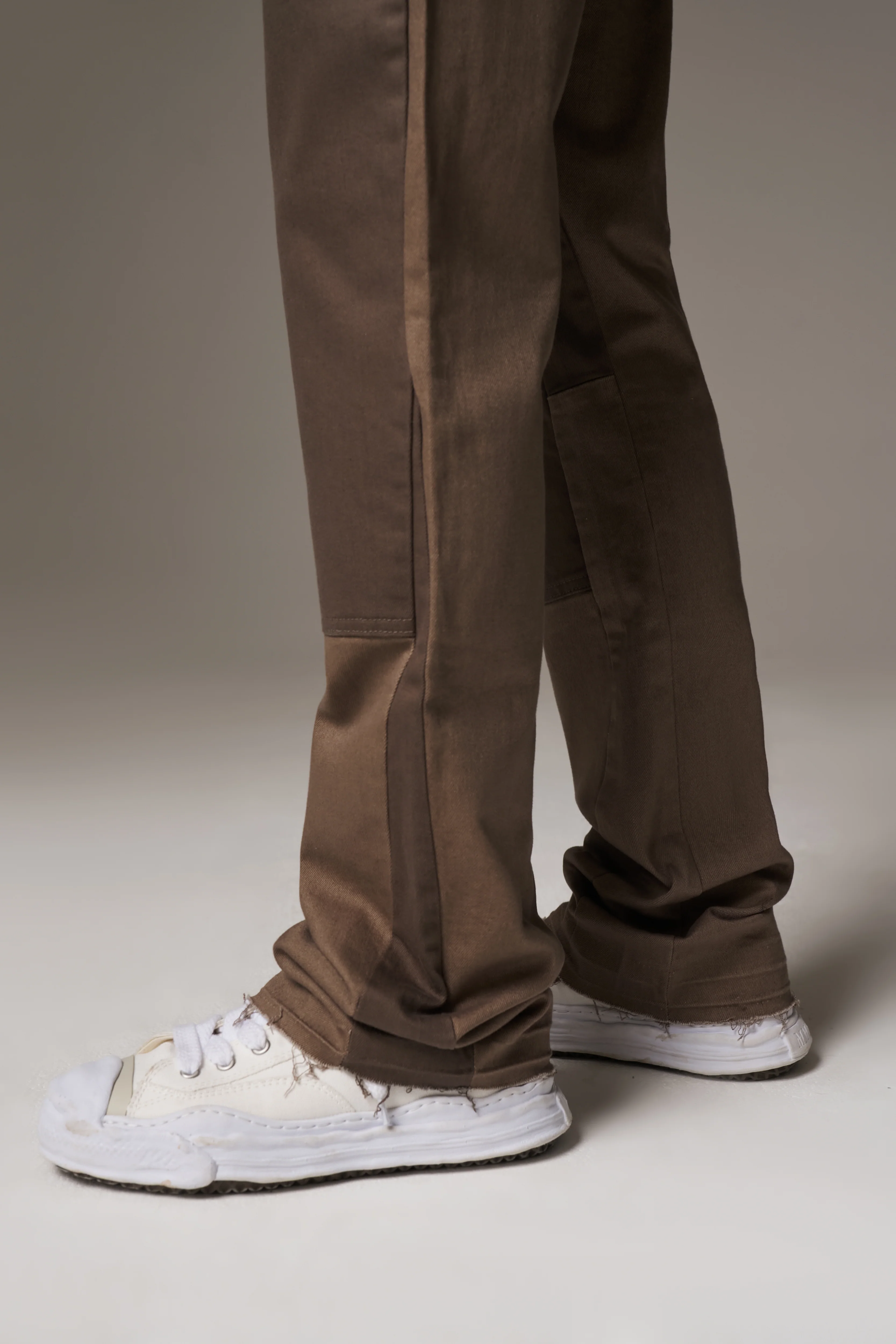 CANVAS CARPENTER TROUSER - BROWN - Image 4