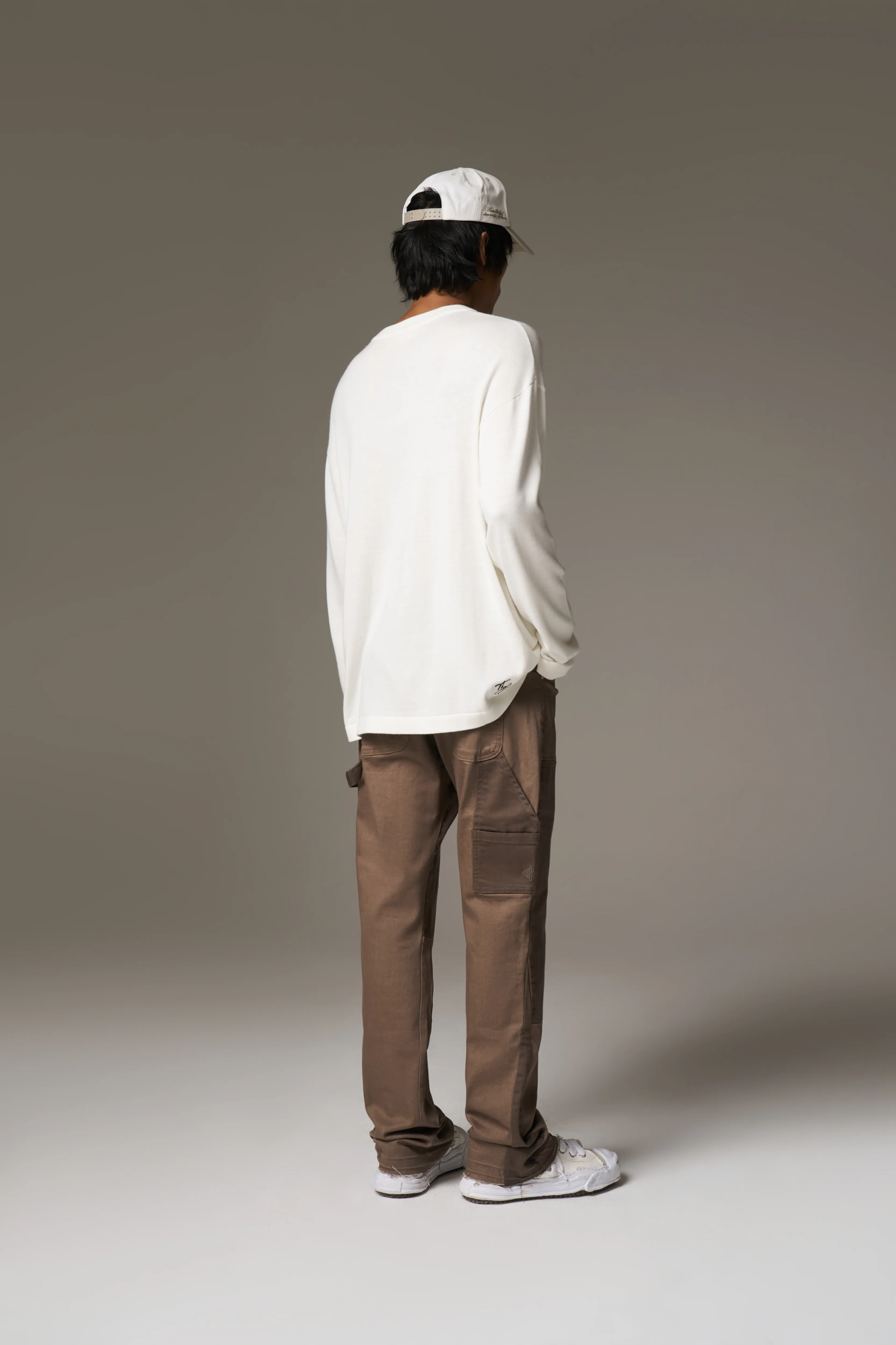 CANVAS CARPENTER TROUSER - BROWN - Image 8