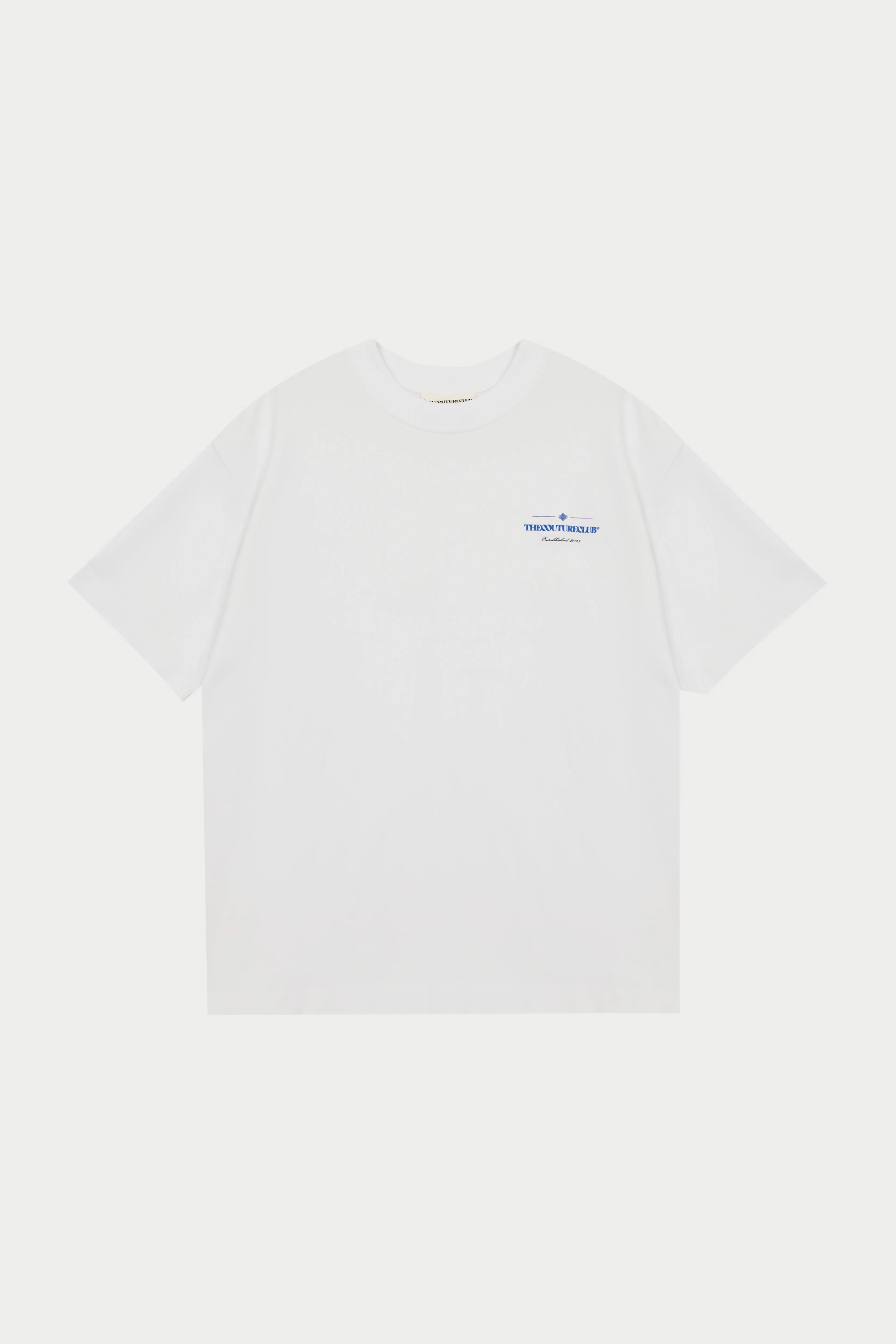 COPYRIGHT MULTI GRAPHIC T-SHIRT - WHITE BLUE - Image 6