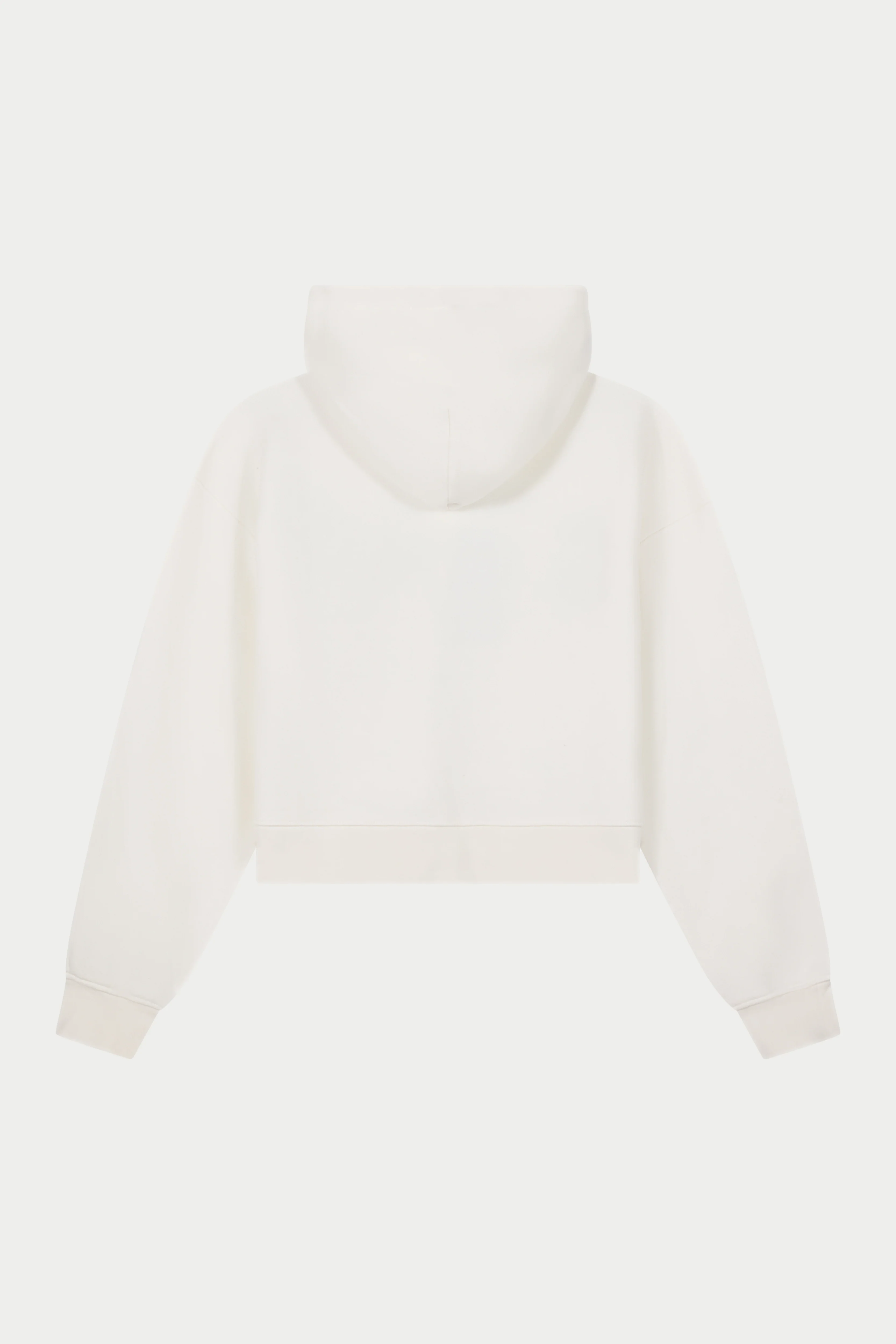 CTRE APPLIQUE ZIP THROUGH HOODIE - OFF WHITE - Image 6