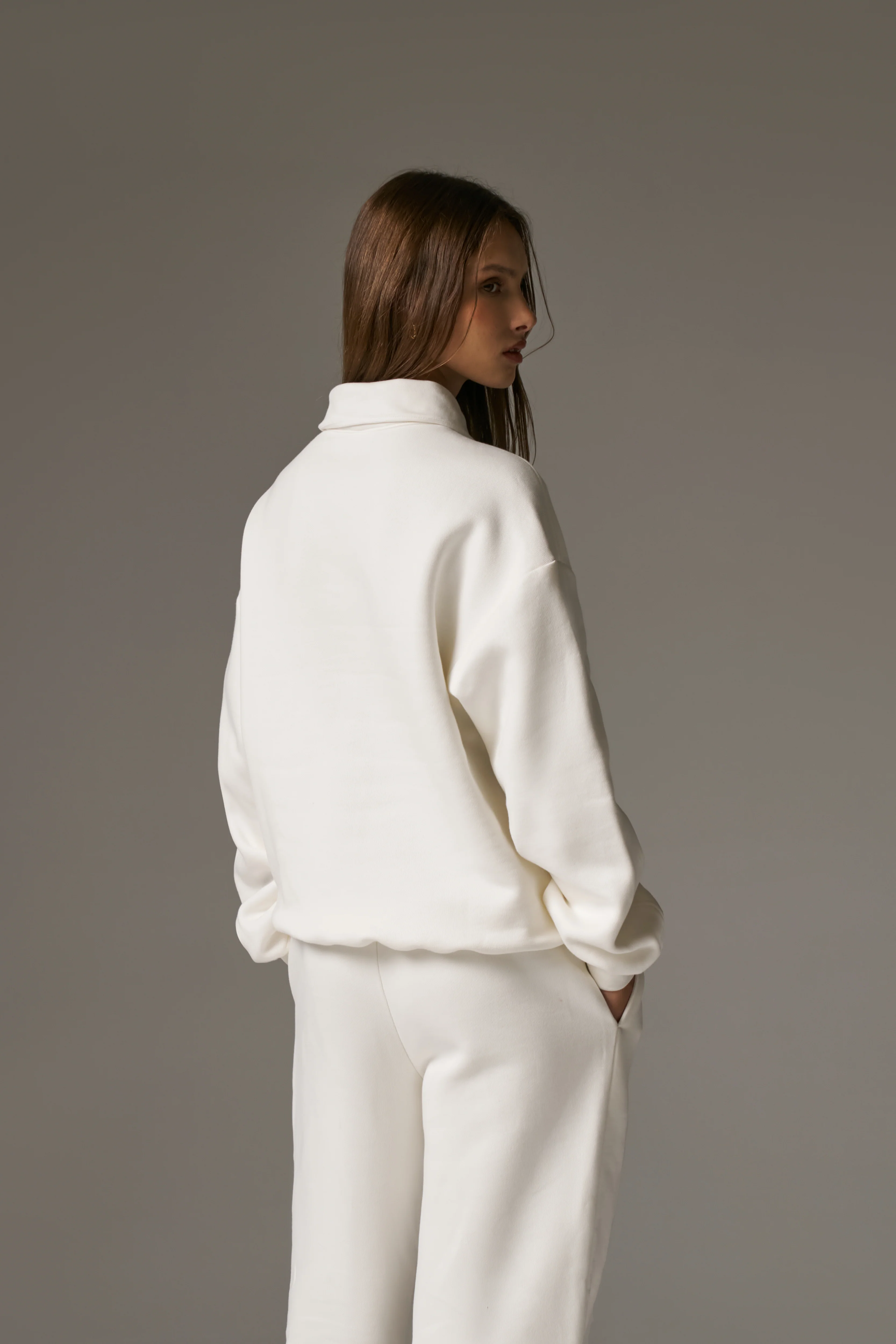 CTRE BUTTON THROUGH POLO - OFF WHITE - Image 6
