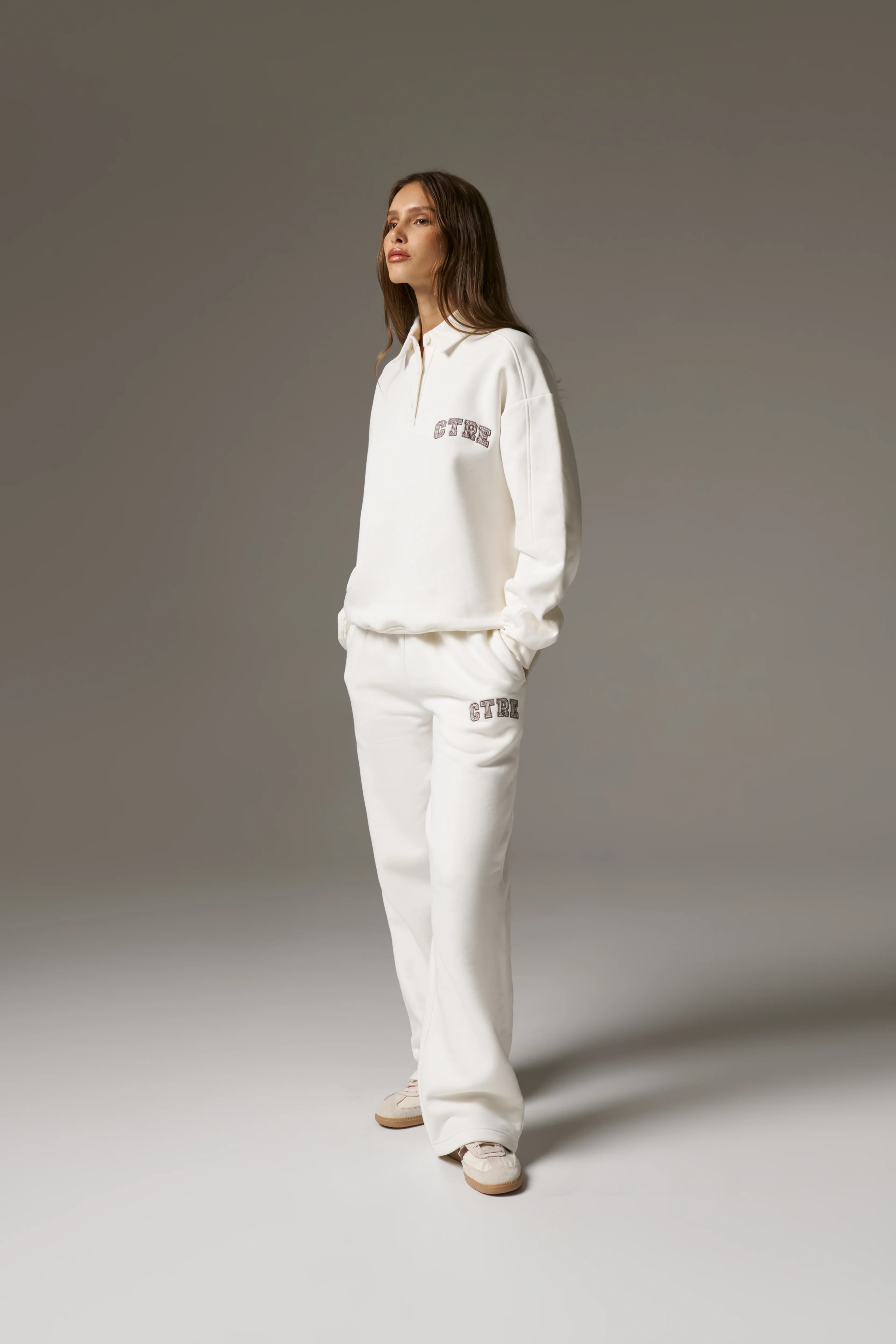 CTRE BUTTON THROUGH POLO - OFF WHITE - Image 8
