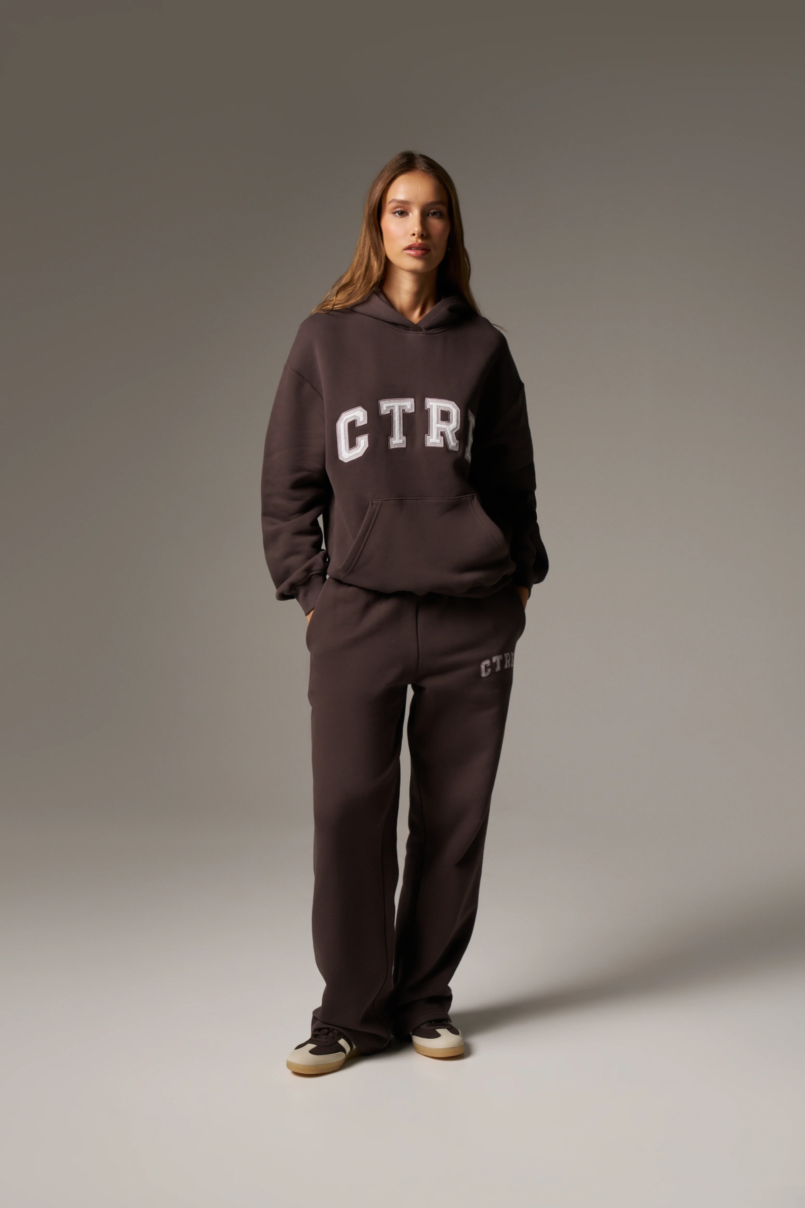 CTRE RELAXED HOODIE - BROWN - Image 3