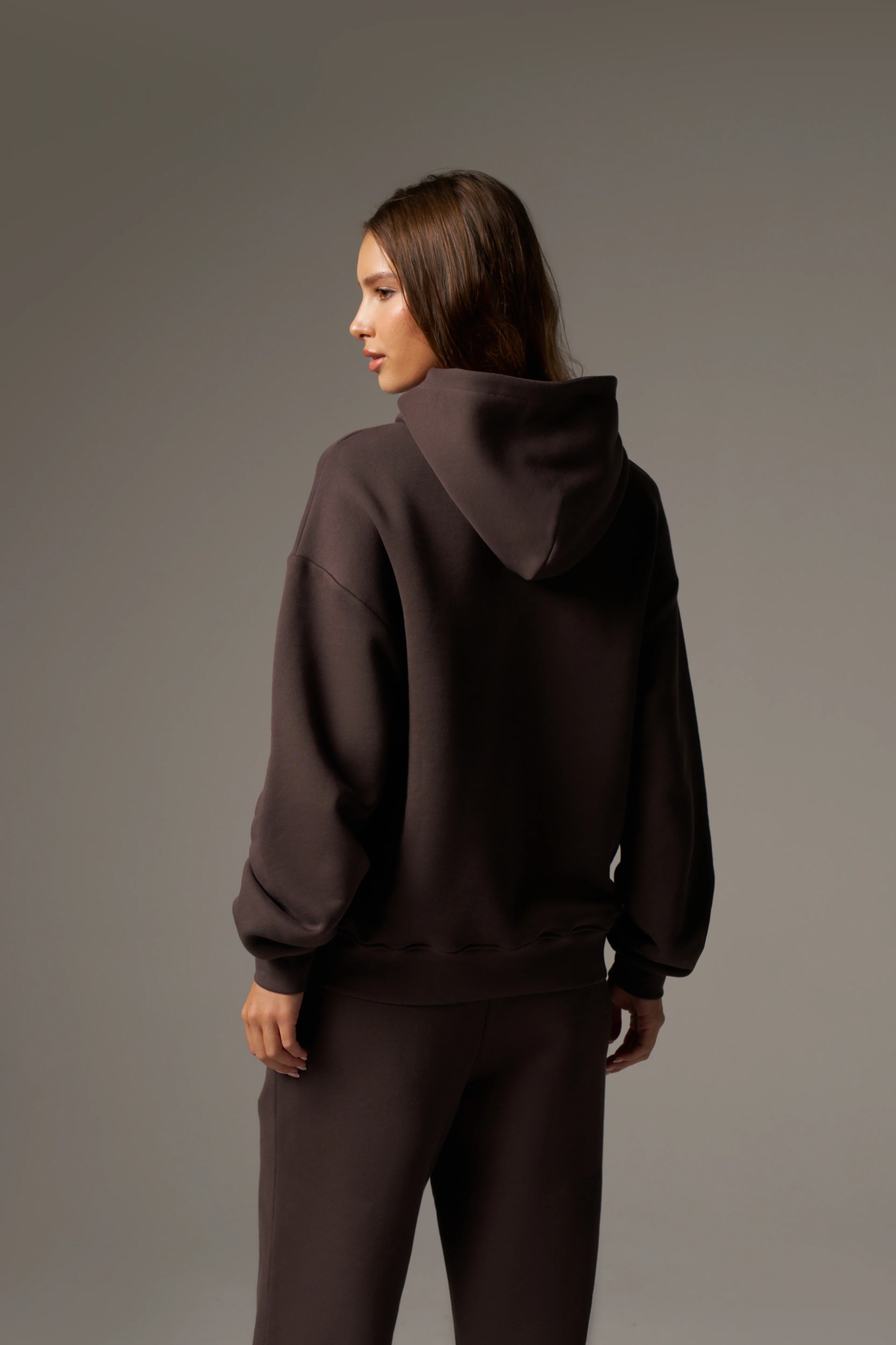 CTRE RELAXED HOODIE - BROWN - Image 6