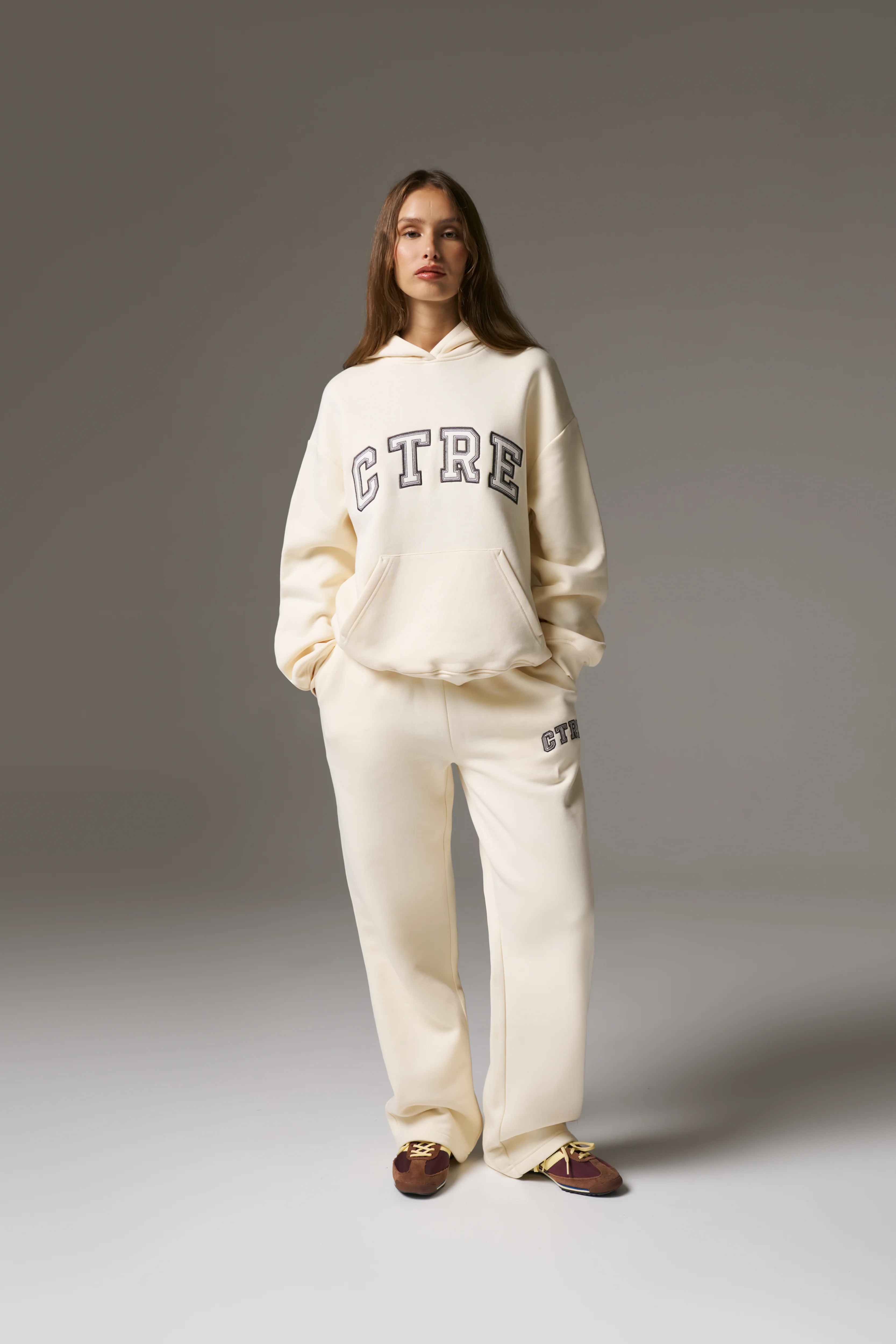 CTRE RELAXED HOODIE - BUTTERMILK - Image 3