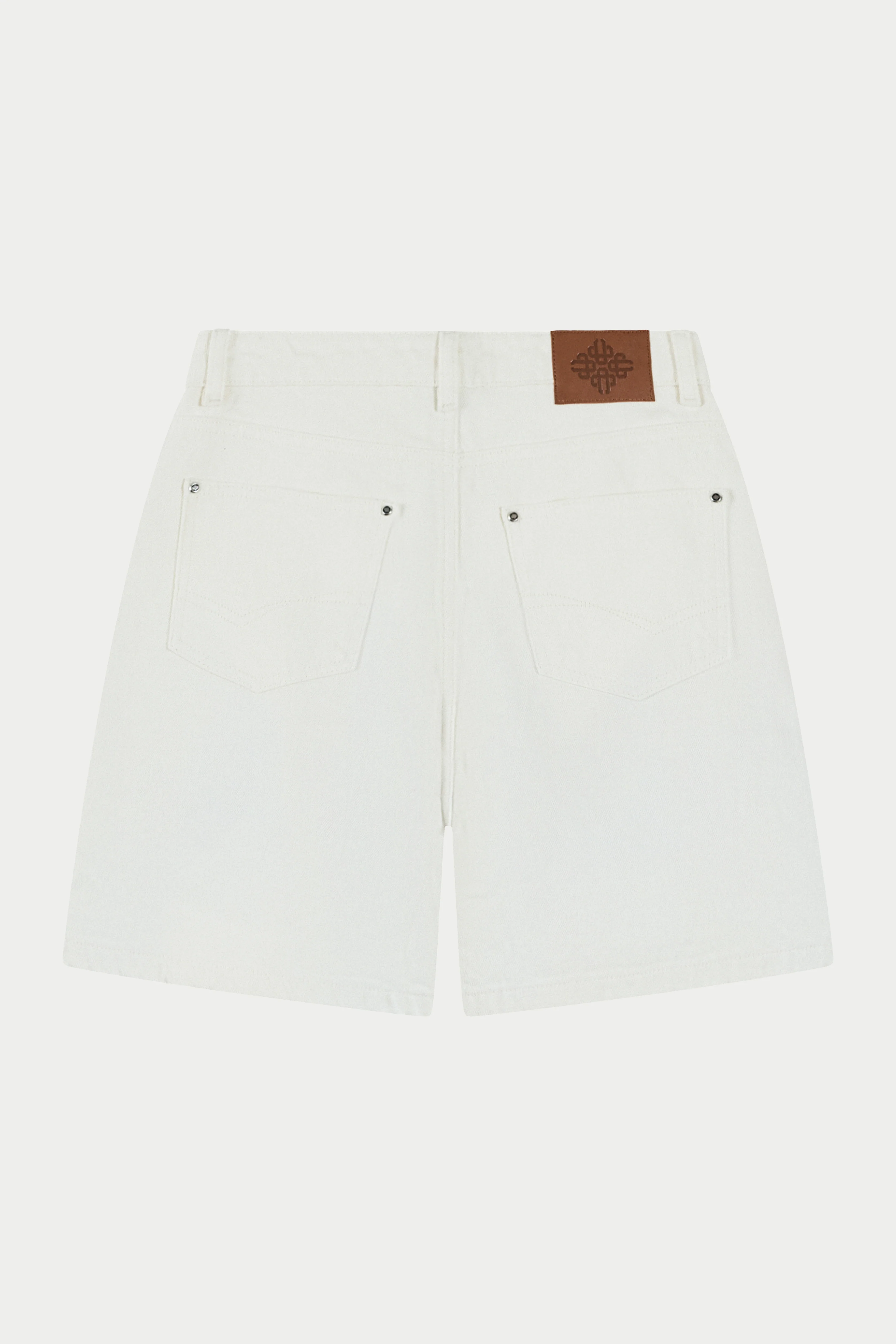 DENIM JORTS - ECRU - Image 7