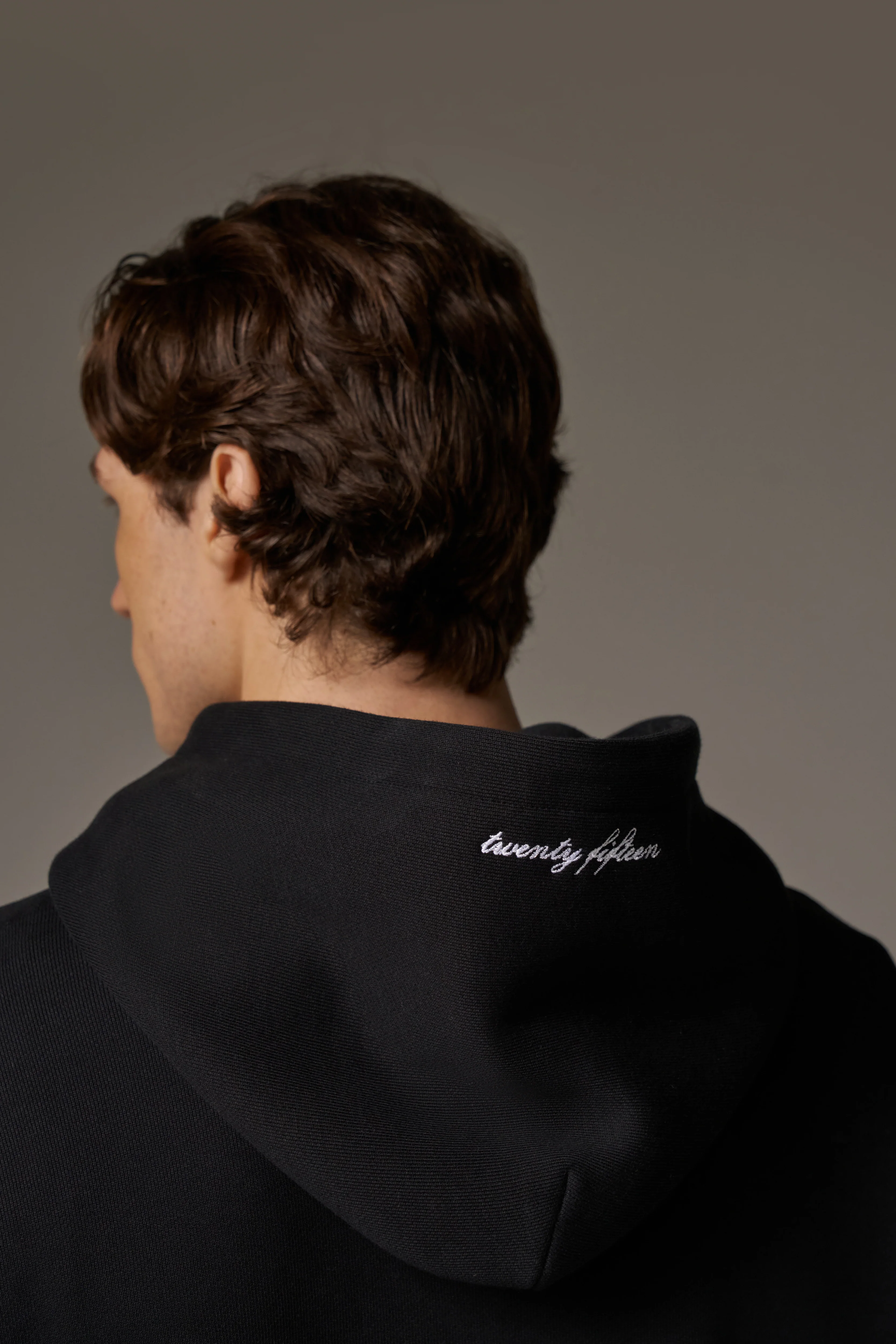 DESIGN DEPARTMENT CHEST PRINT HOODIE - BLACK - Image 6
