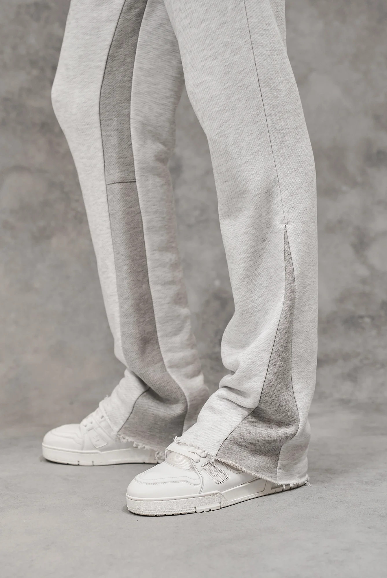 DESIGN DEPARTMENT PANEL JOGGERS - GREY MARL - Image 4