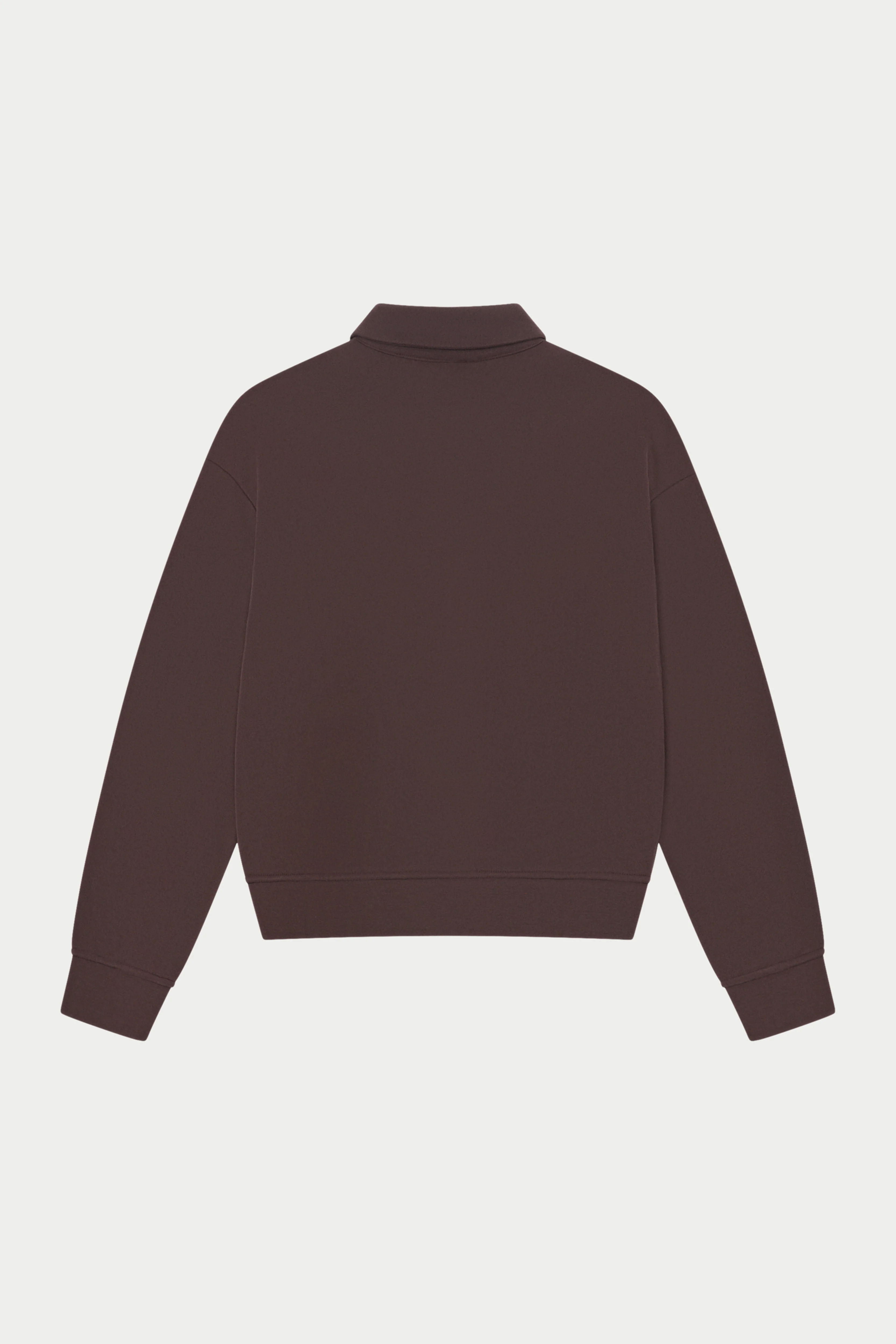 EMBLEM EMBROIDERED RUGBY POLO - CHOCOLATE - Image 7
