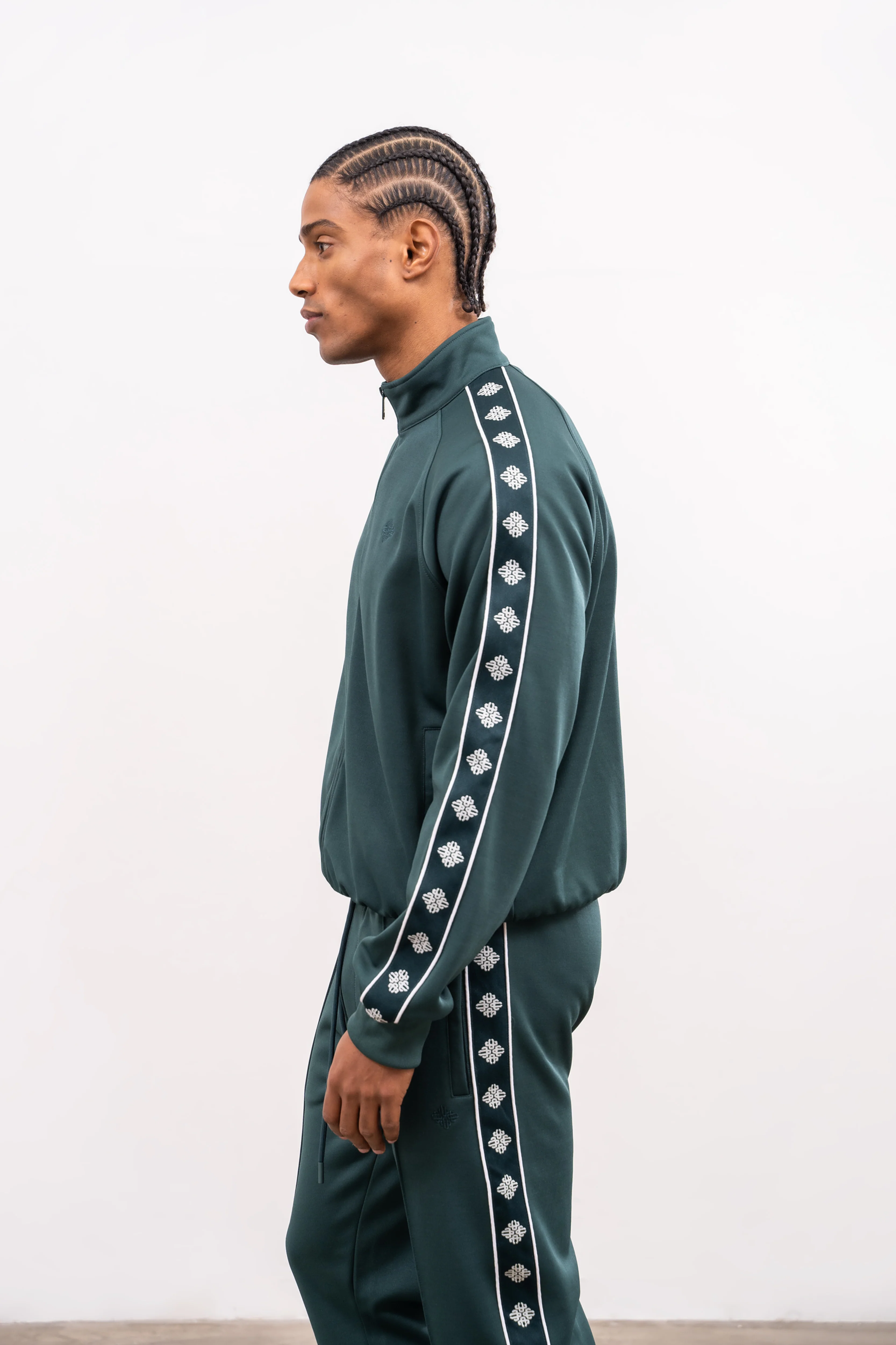 EMBLEM TRACK JACKET - GREEN - Image 3