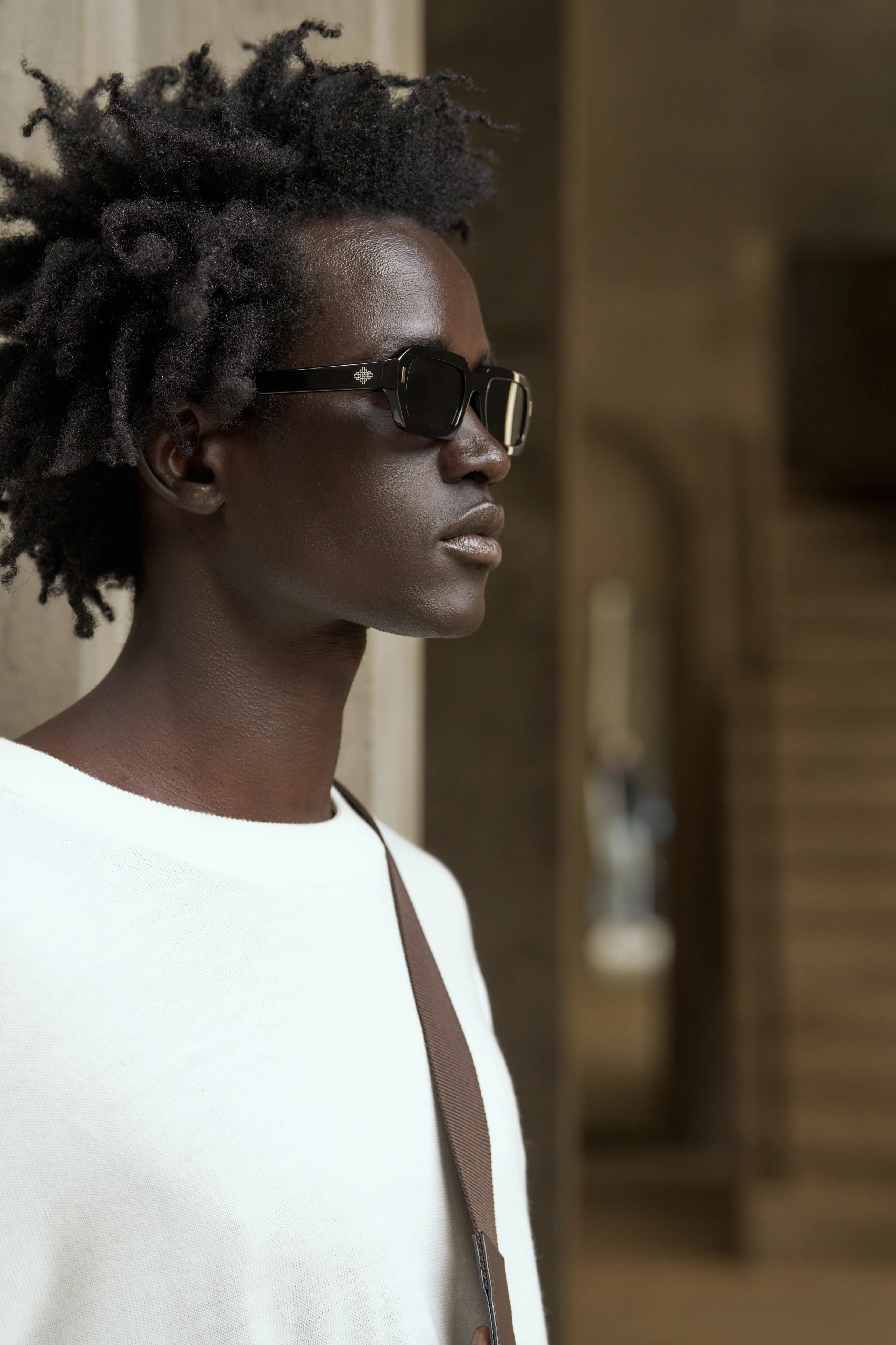 EMBLEM SUNGLASSES - BLACK - Image 6