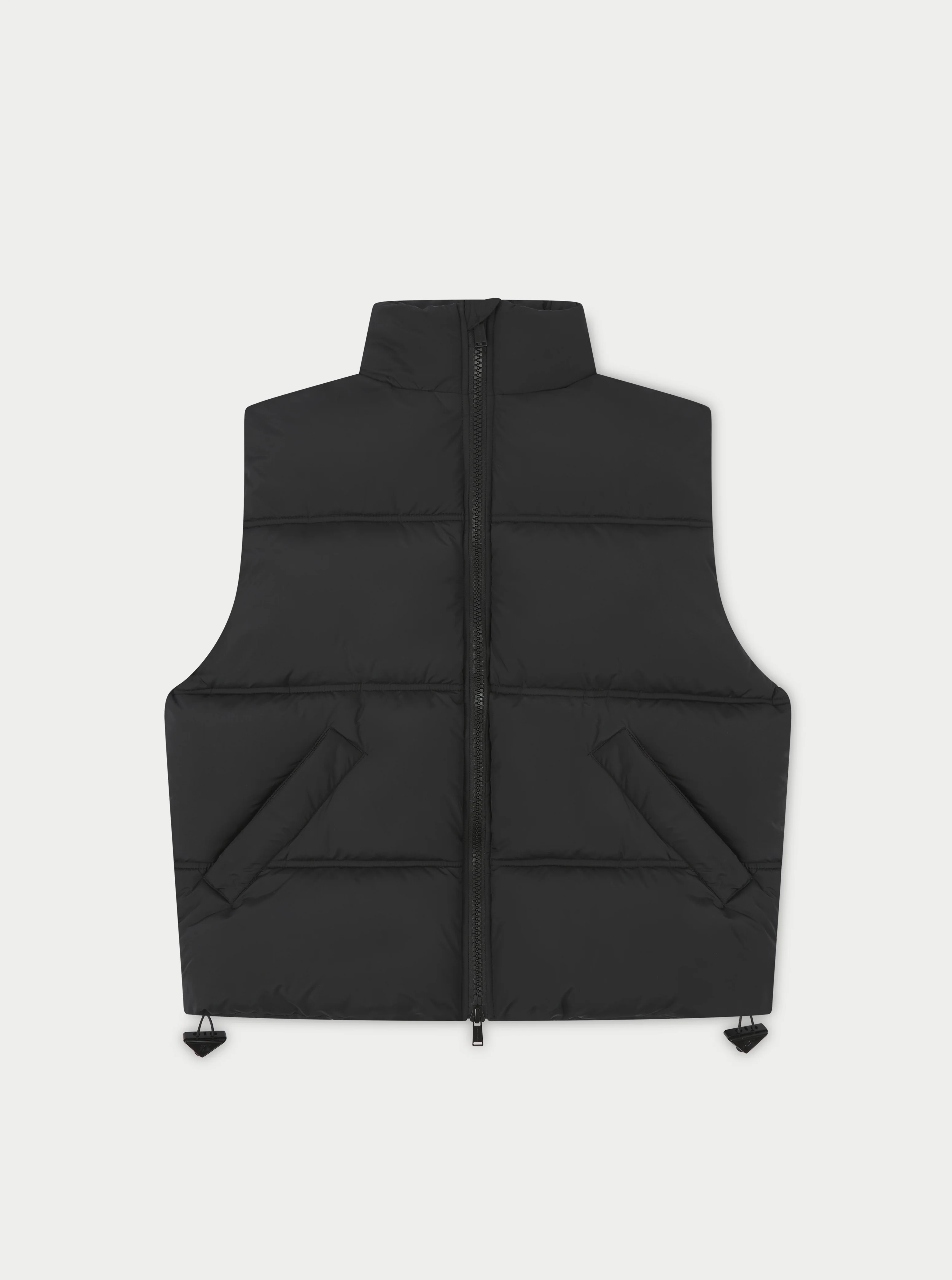 ESSENTIALS MATTE GILET - BLACK - Image 2