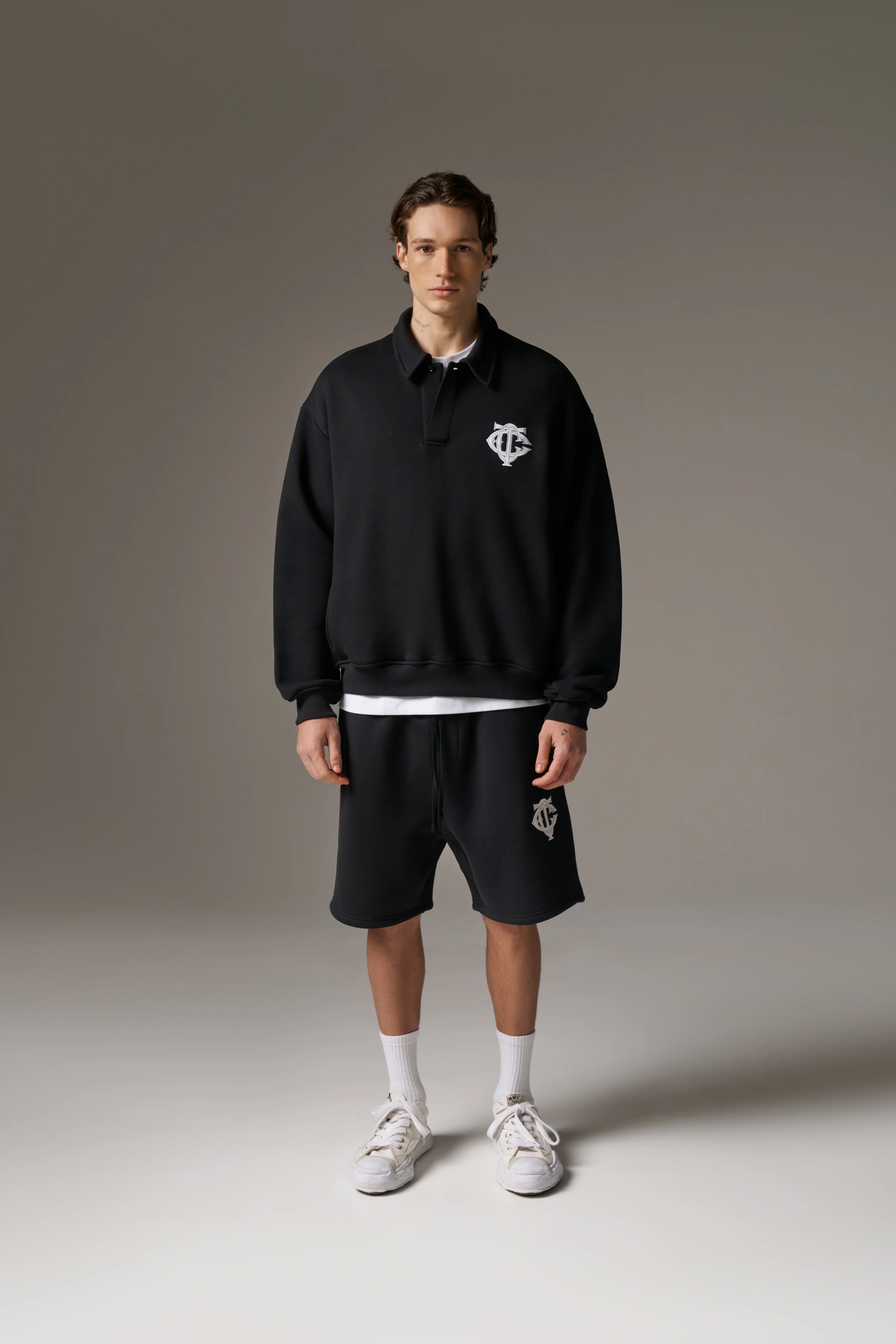 HEAVYWEIGHT MONOGRAM SHORTS - BLACK - Image 8