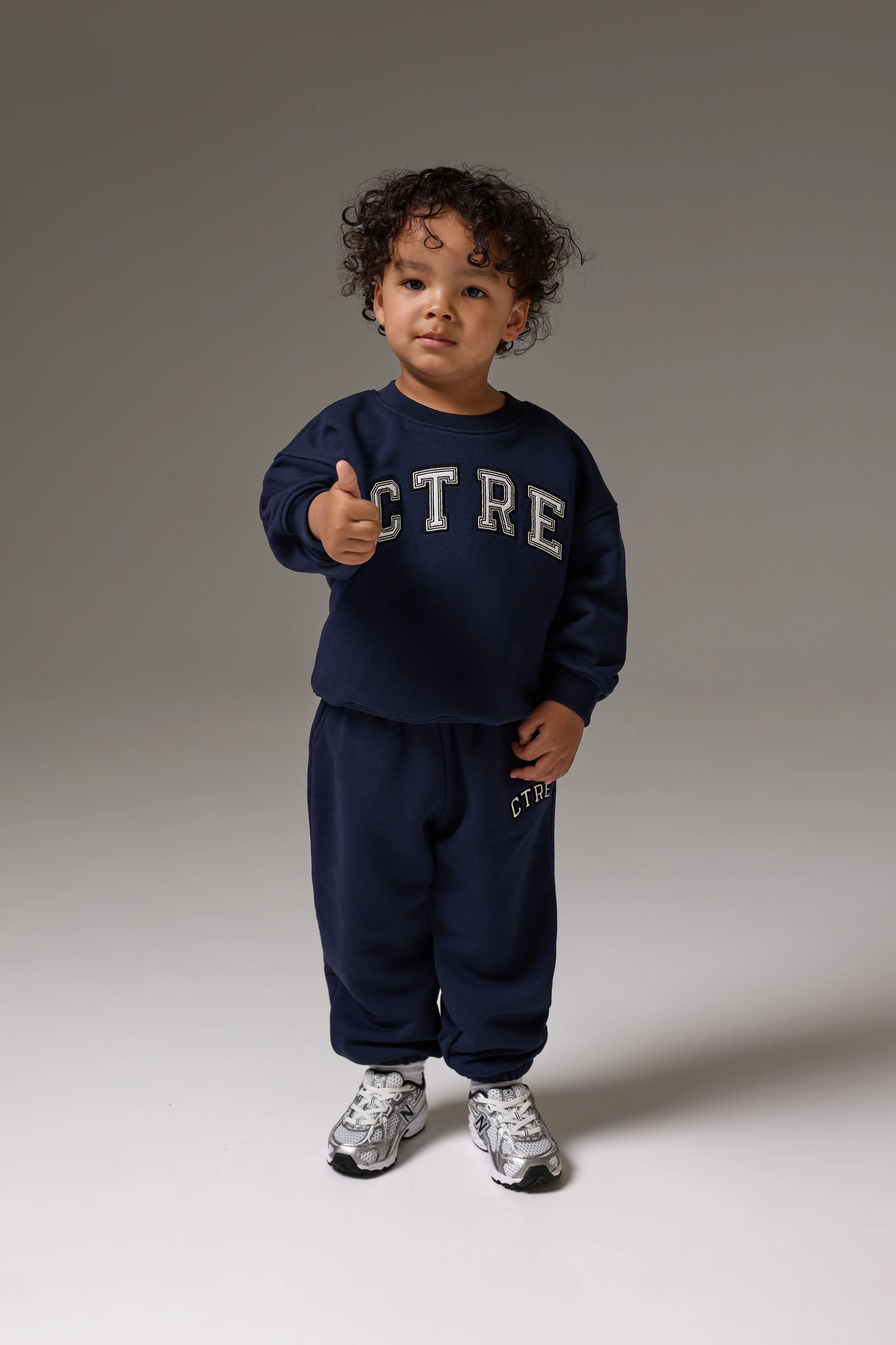 KIDS CTRE SWEATSHIRT - NAVY - Image 3