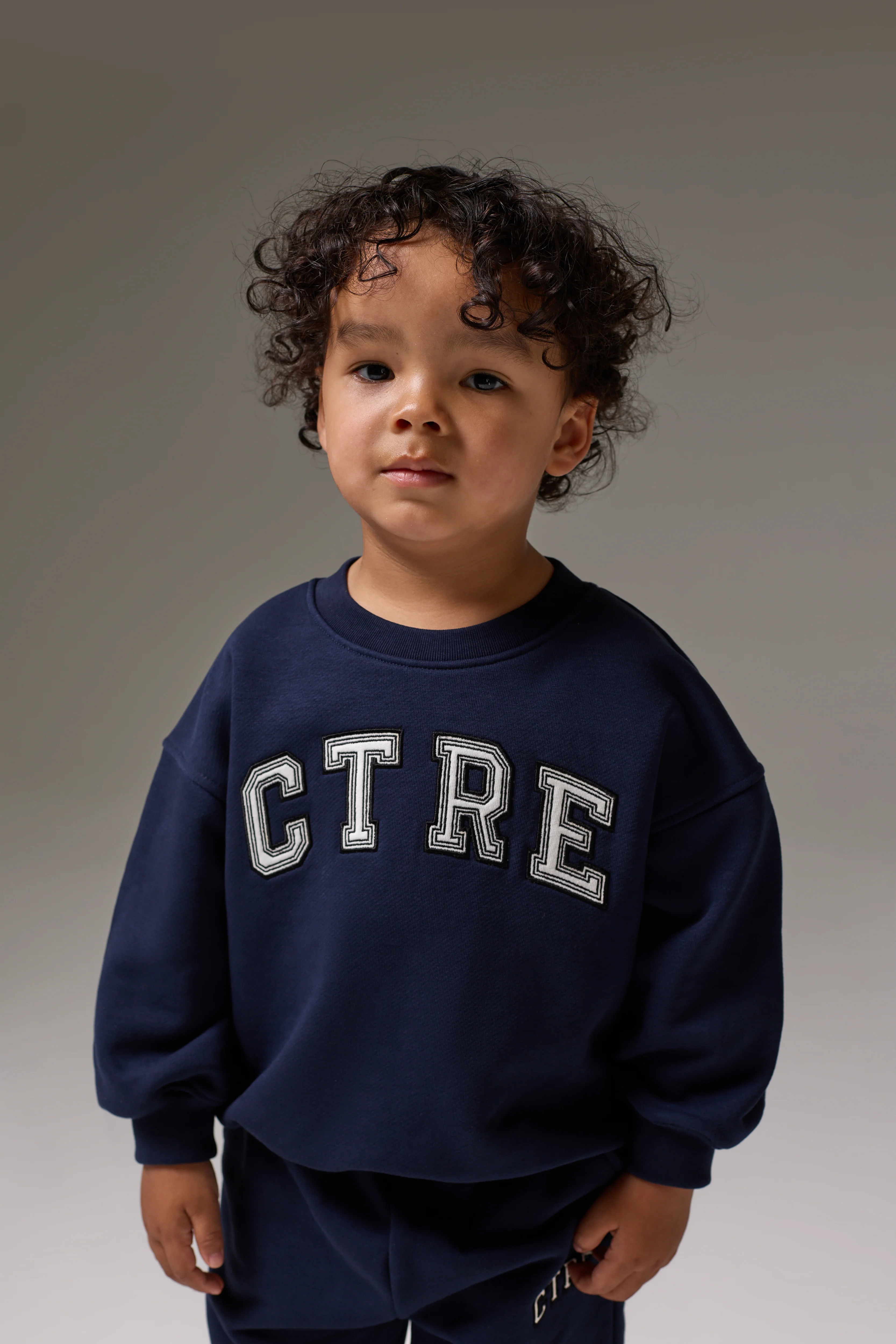 KIDS CTRE SWEATSHIRT - NAVY - Image 4