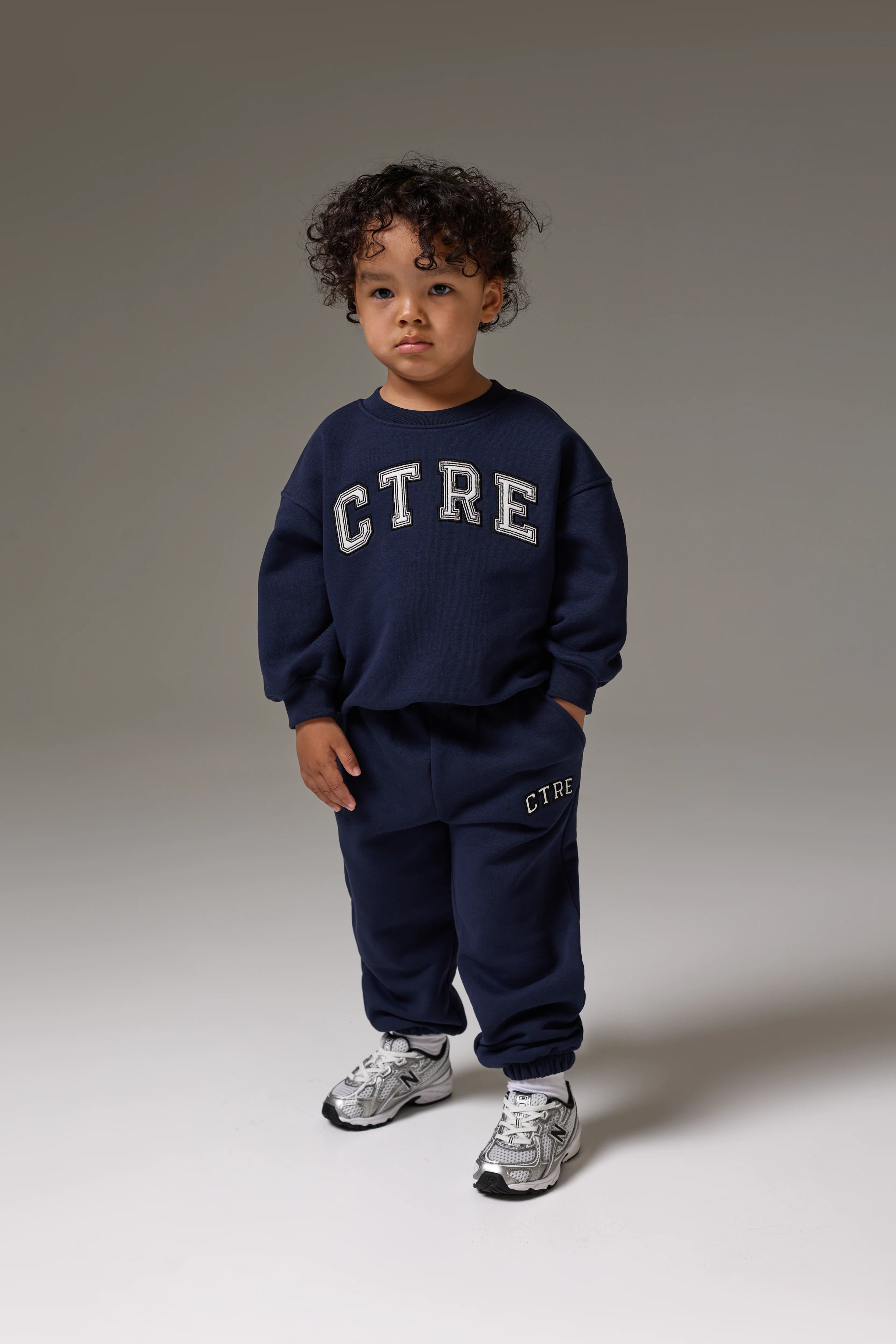 KIDS CTRE SWEATSHIRT - NAVY - Image 8
