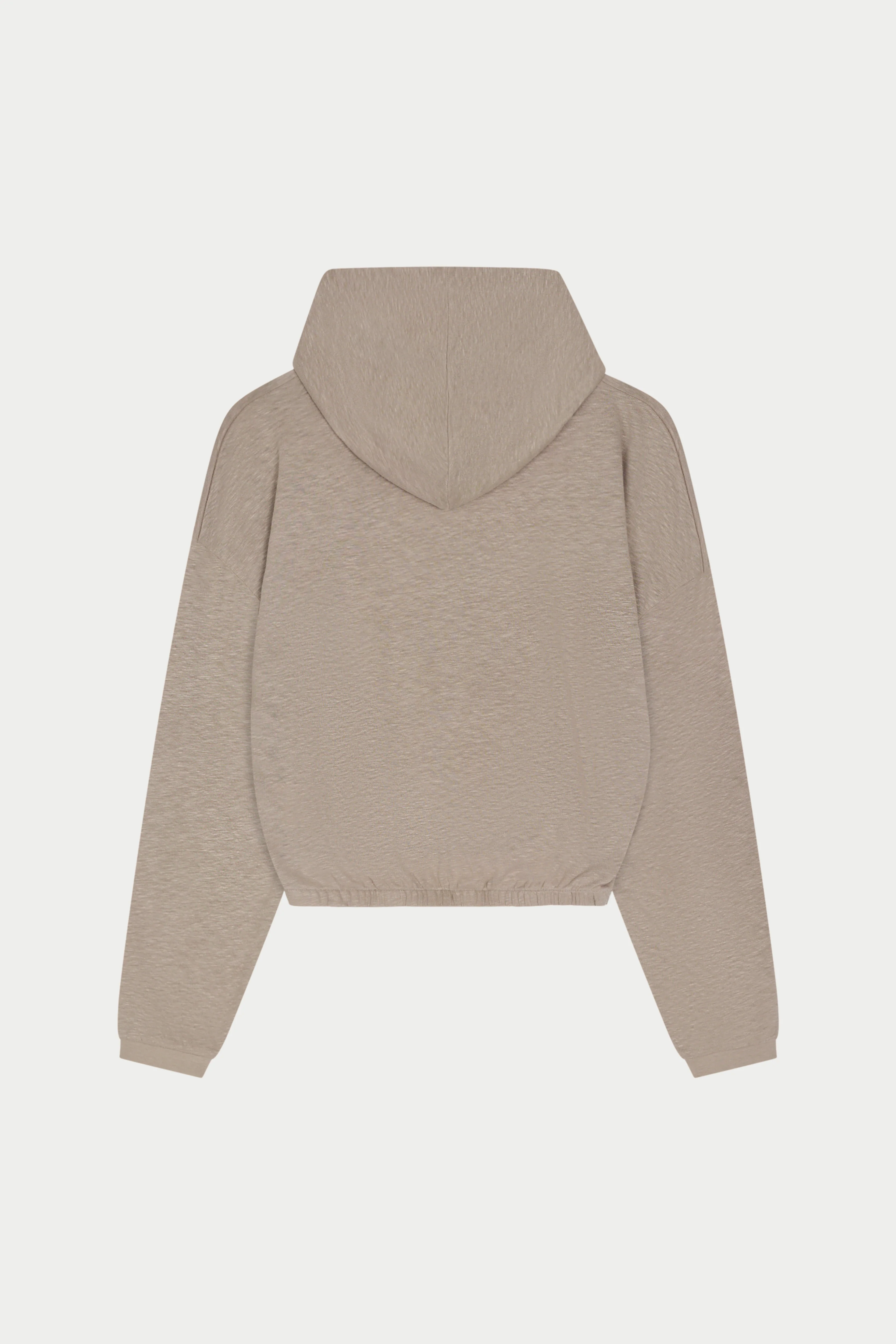 MARL SLUB HOODIE - MUSHROOM - Image 7