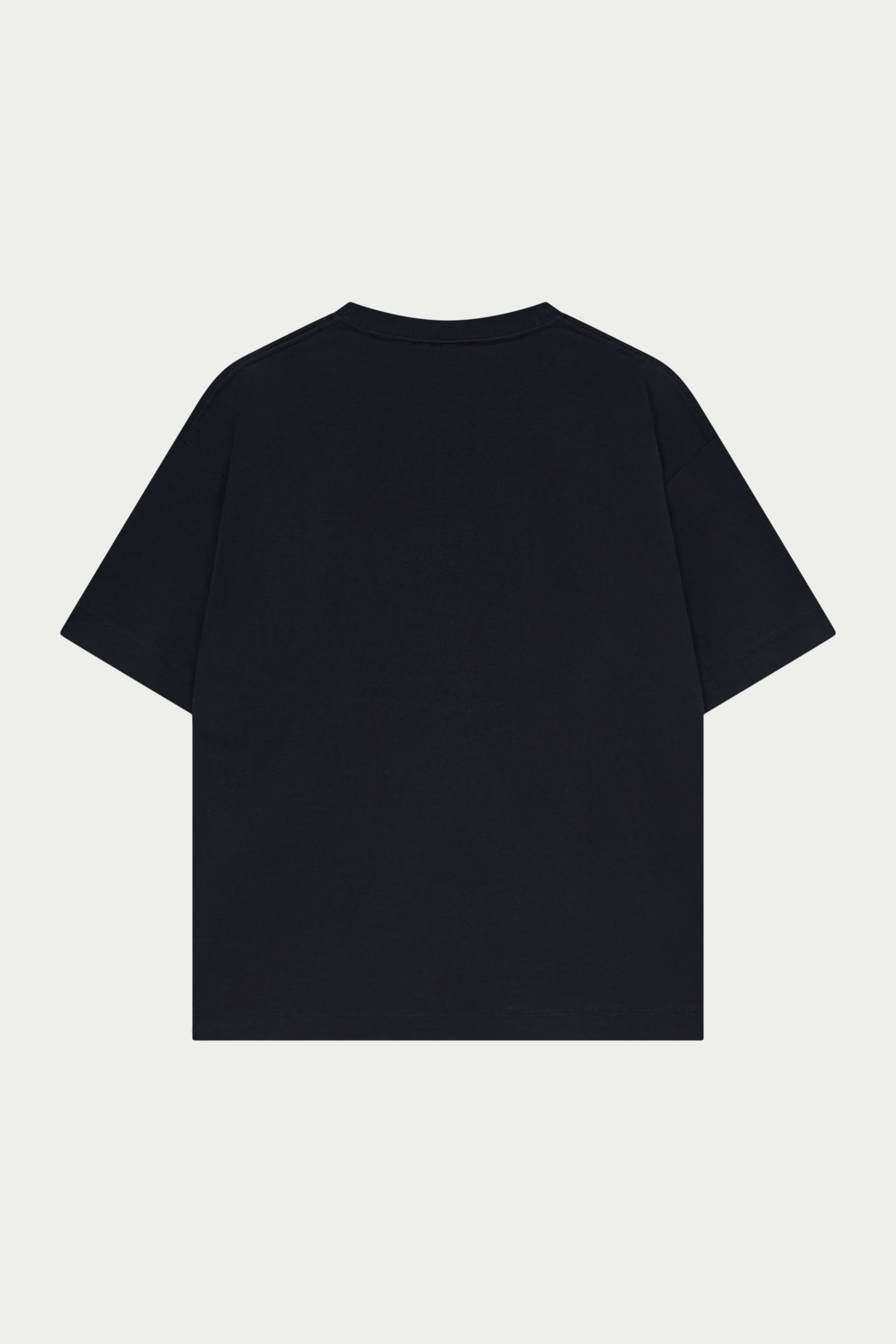 MENS ACTIVE BLANK T-SHIRT - BLACK - Image 2