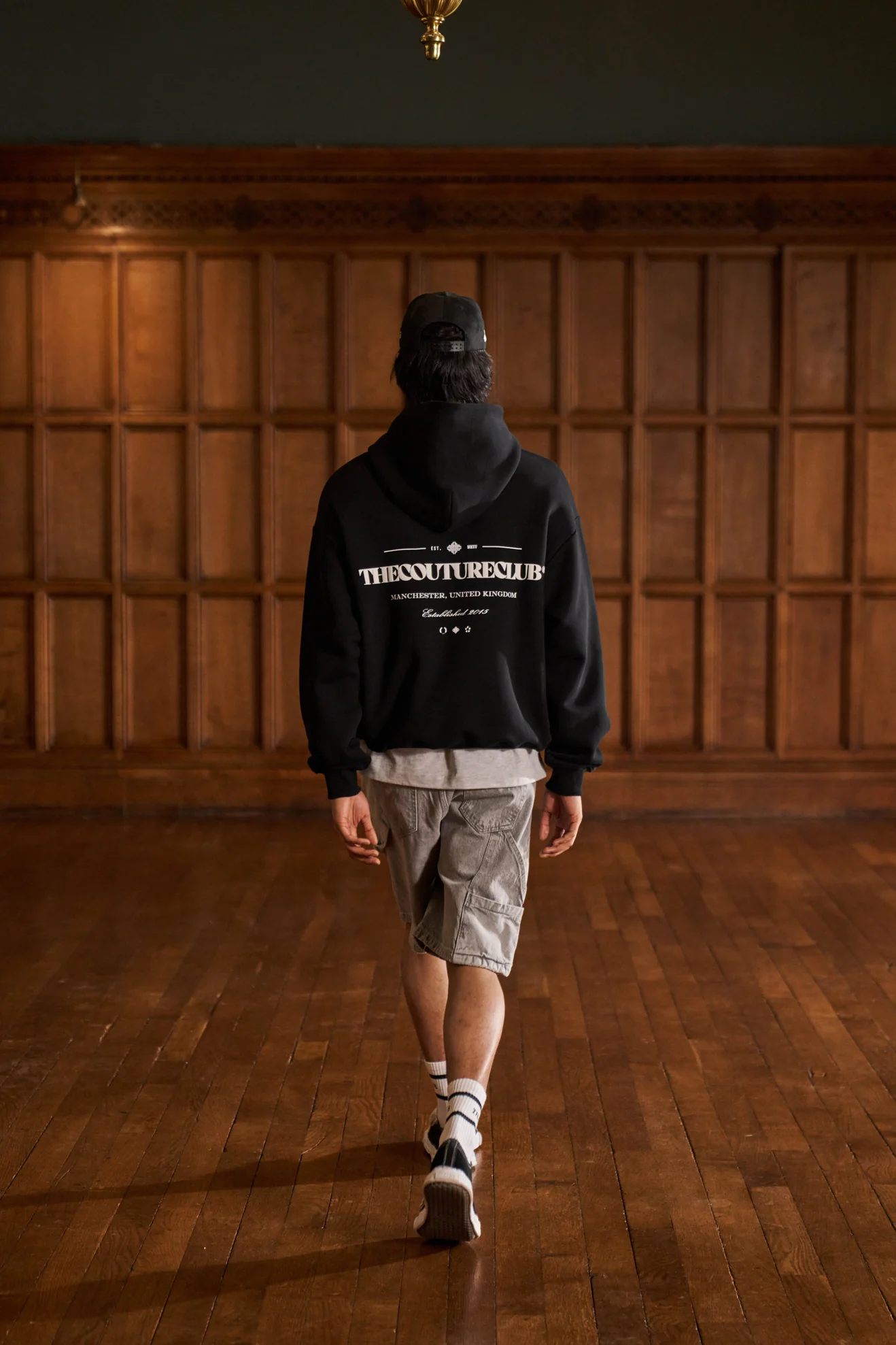 COPYRIGHT MULTI GRAPHIC HOODIE - BLACK - Image 3