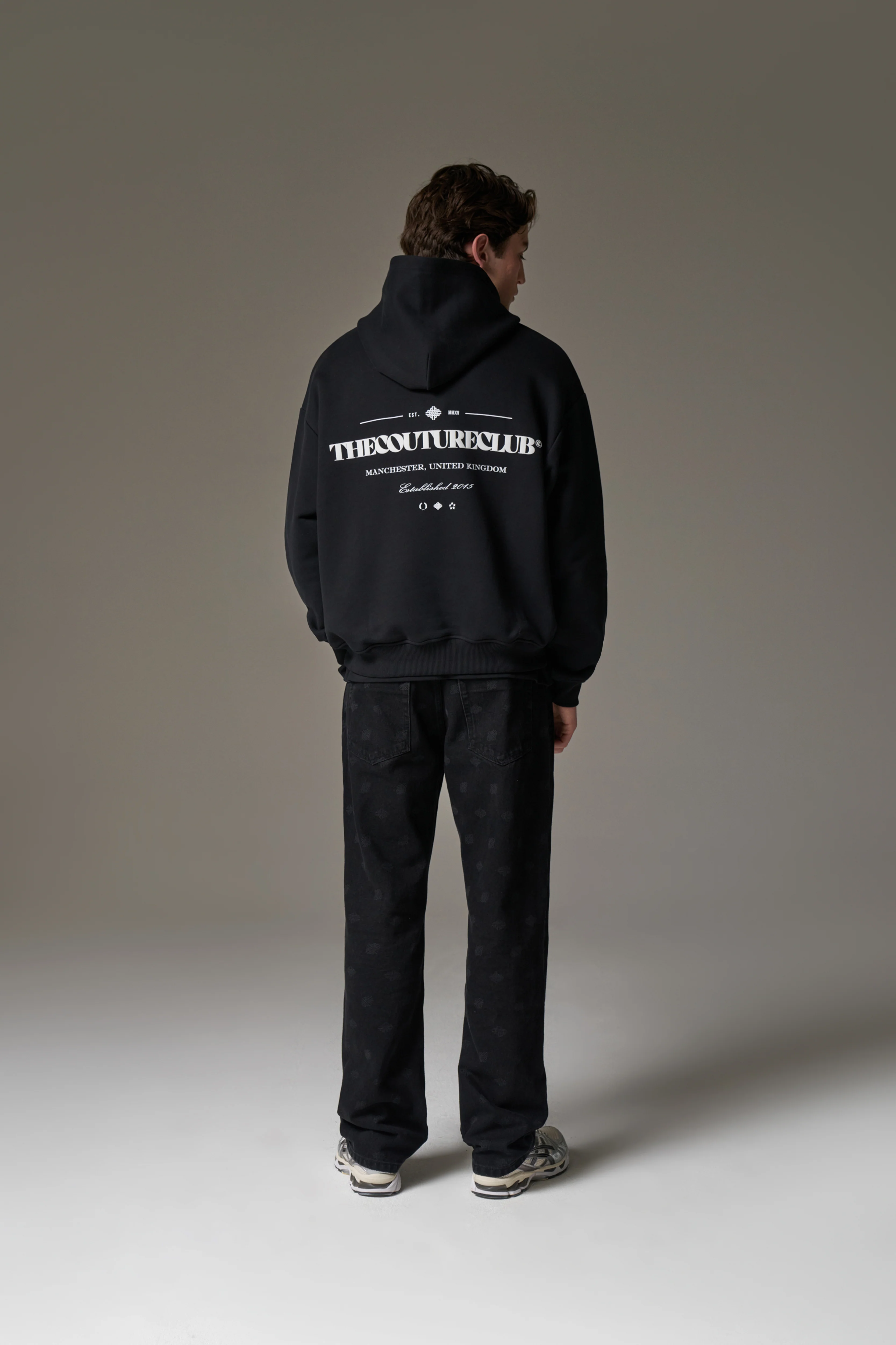 COPYRIGHT MULTI GRAPHIC HOODIE - BLACK - Image 7