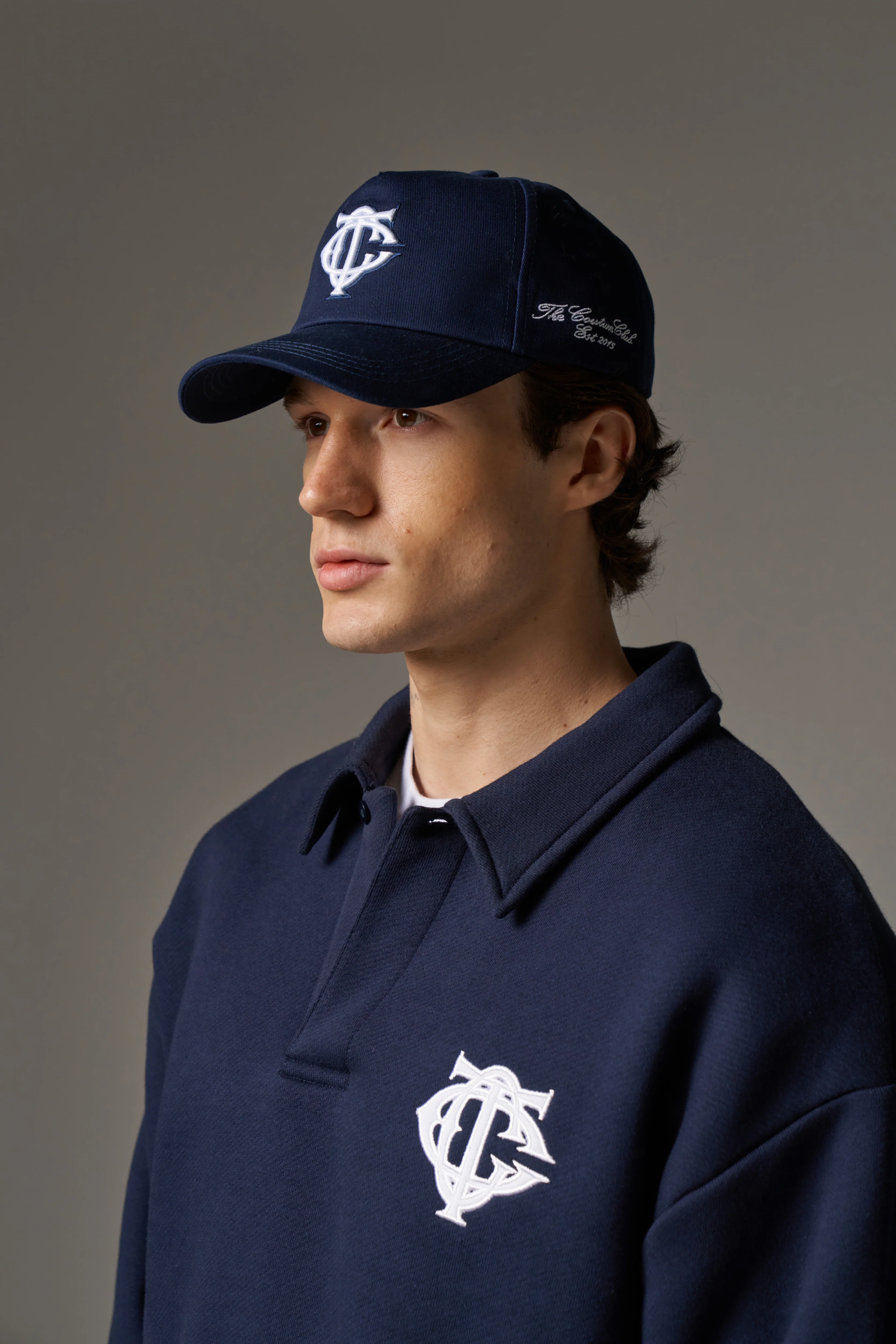 MONOGRAM CAP - NAVY - Image 4