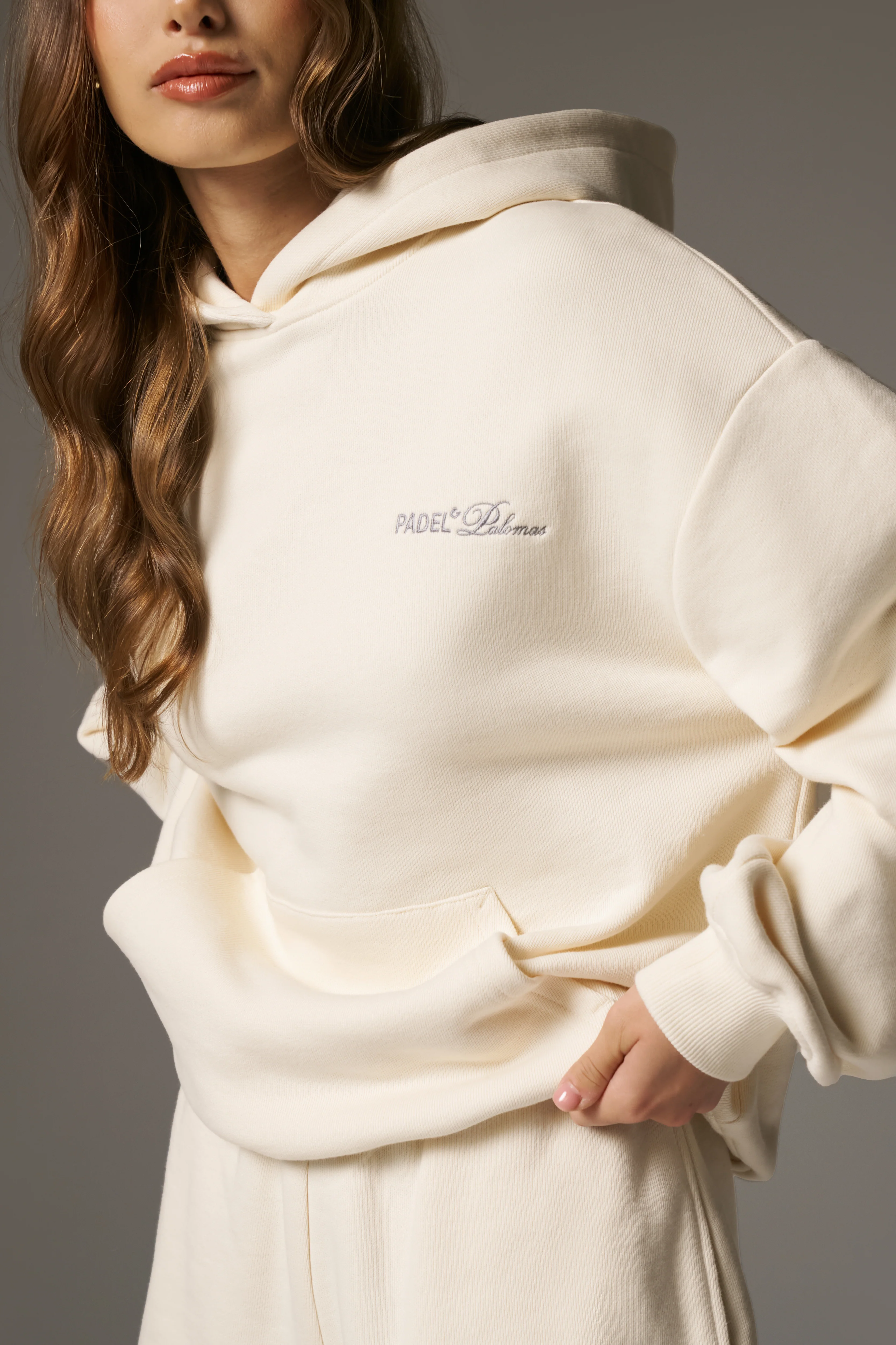 PADEL & PALOMAS OVERSIZED HOODIE - BUTTERMILK - Image 6