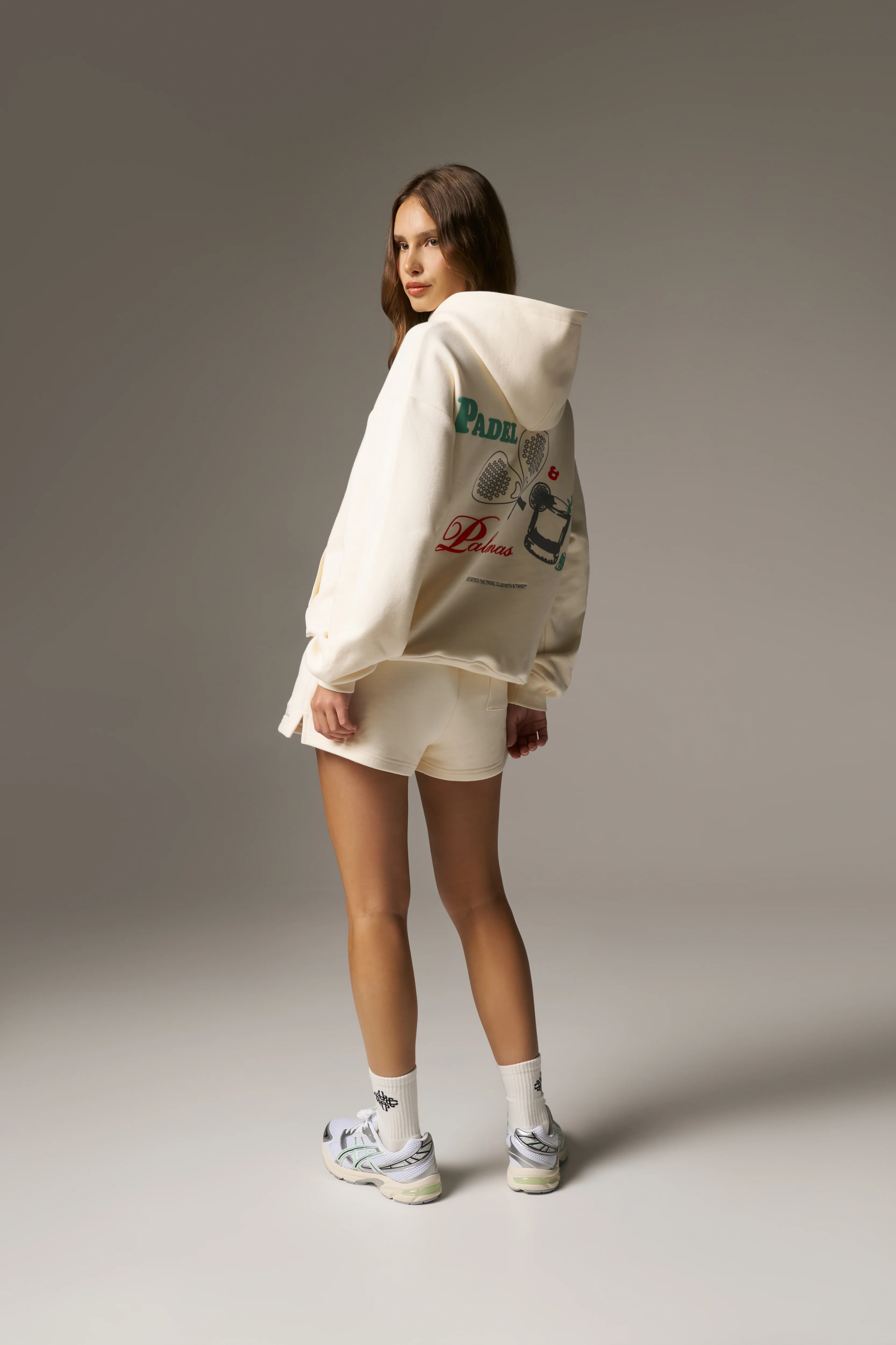 PADEL & PALOMAS OVERSIZED HOODIE - BUTTERMILK - Image 7