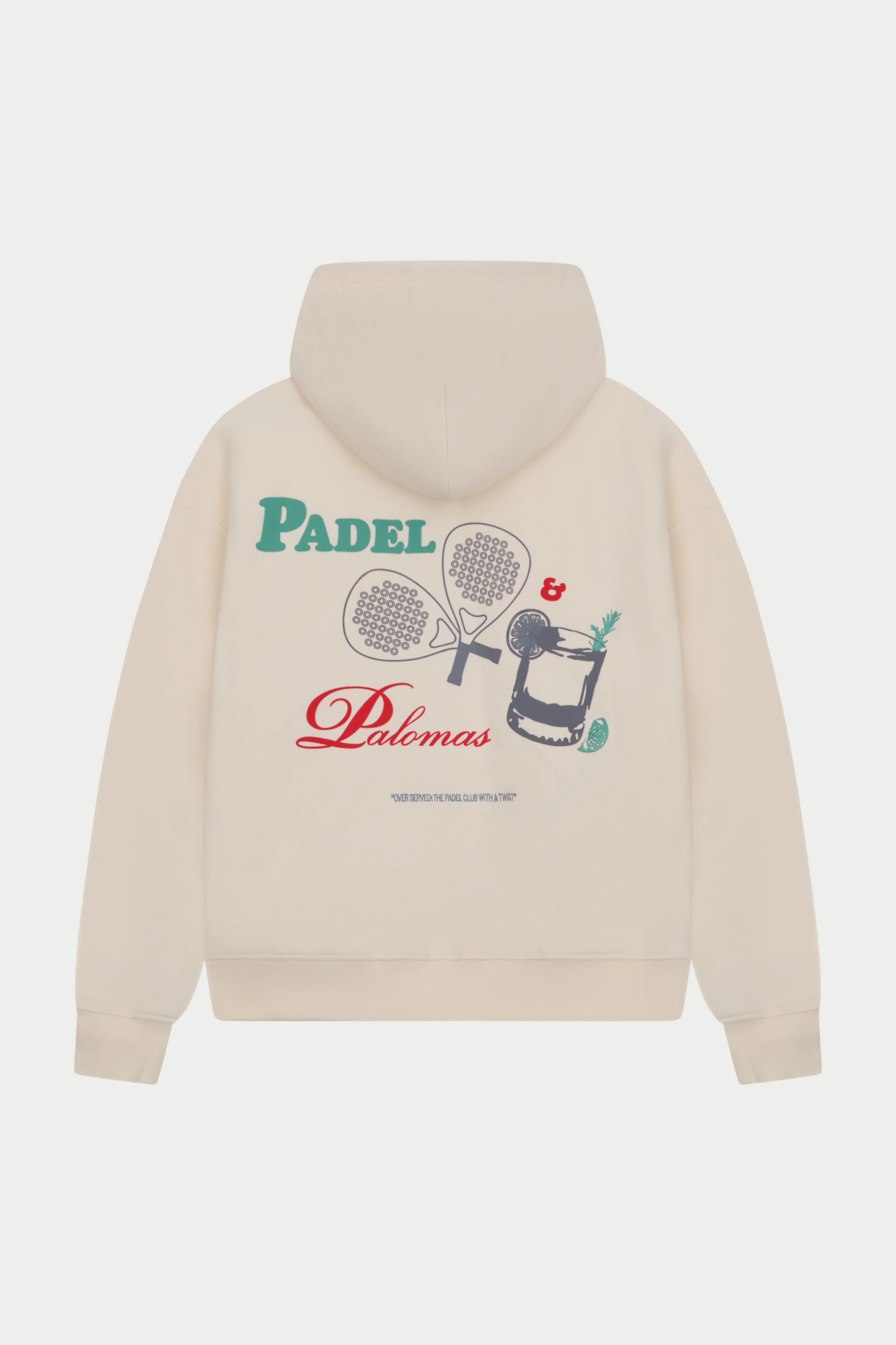 PADEL & PALOMAS OVERSIZED HOODIE - BUTTERMILK - Image 9