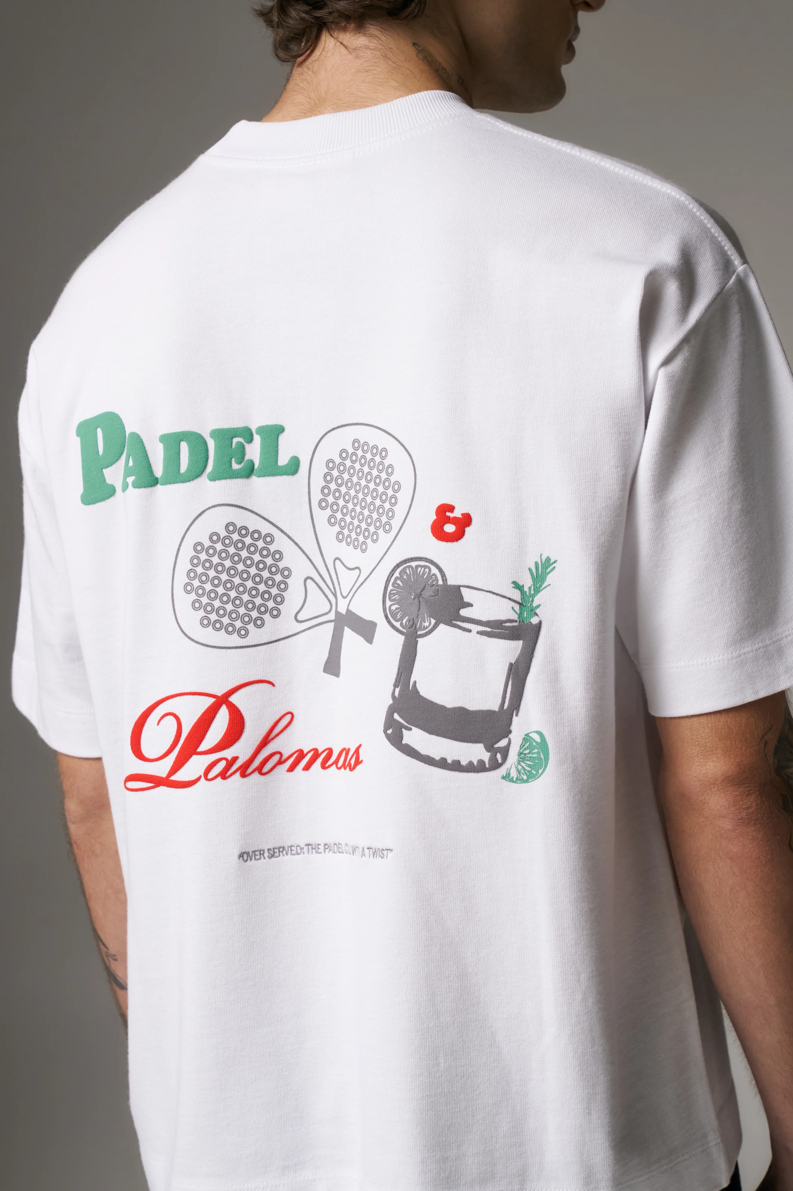 PADEL & PALOMAS T-SHIRT - WHITE - Image 5