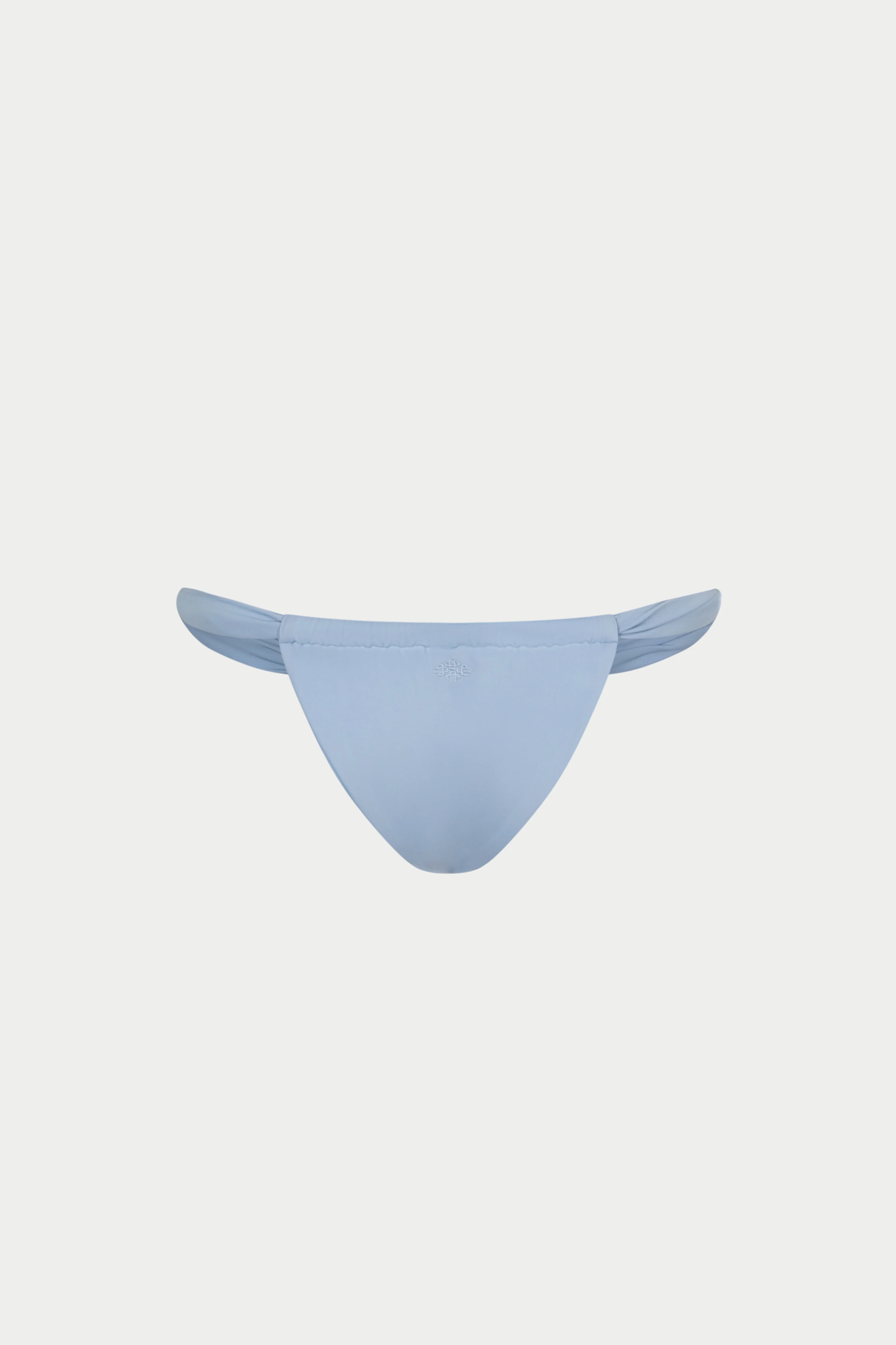 RUCHED BIKINI BOTTOMS - POWDER BLUE - Image 6