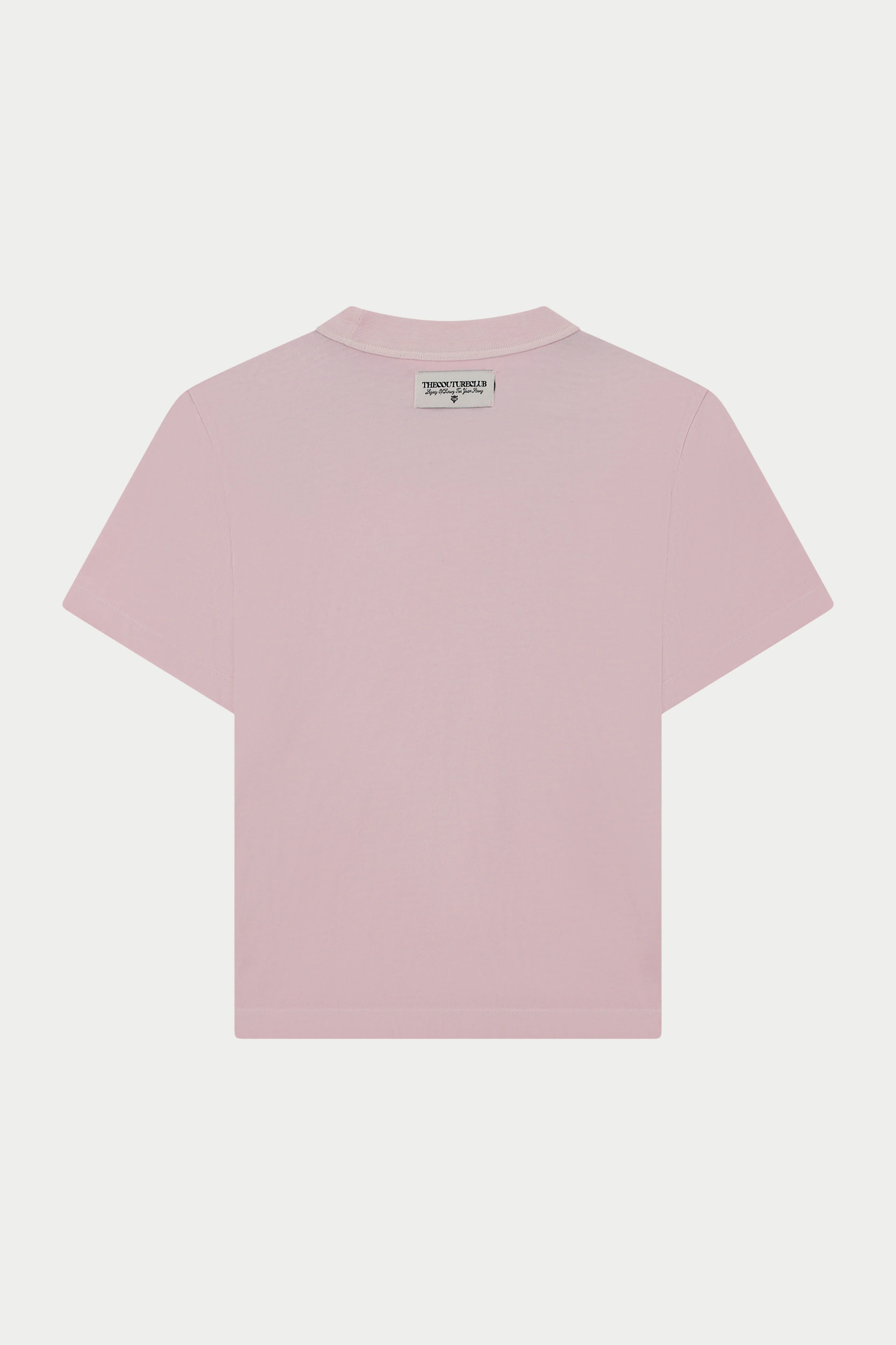 SHADOW PRINT EMBLEM T-SHIRT - WASHED PINK - Image 9