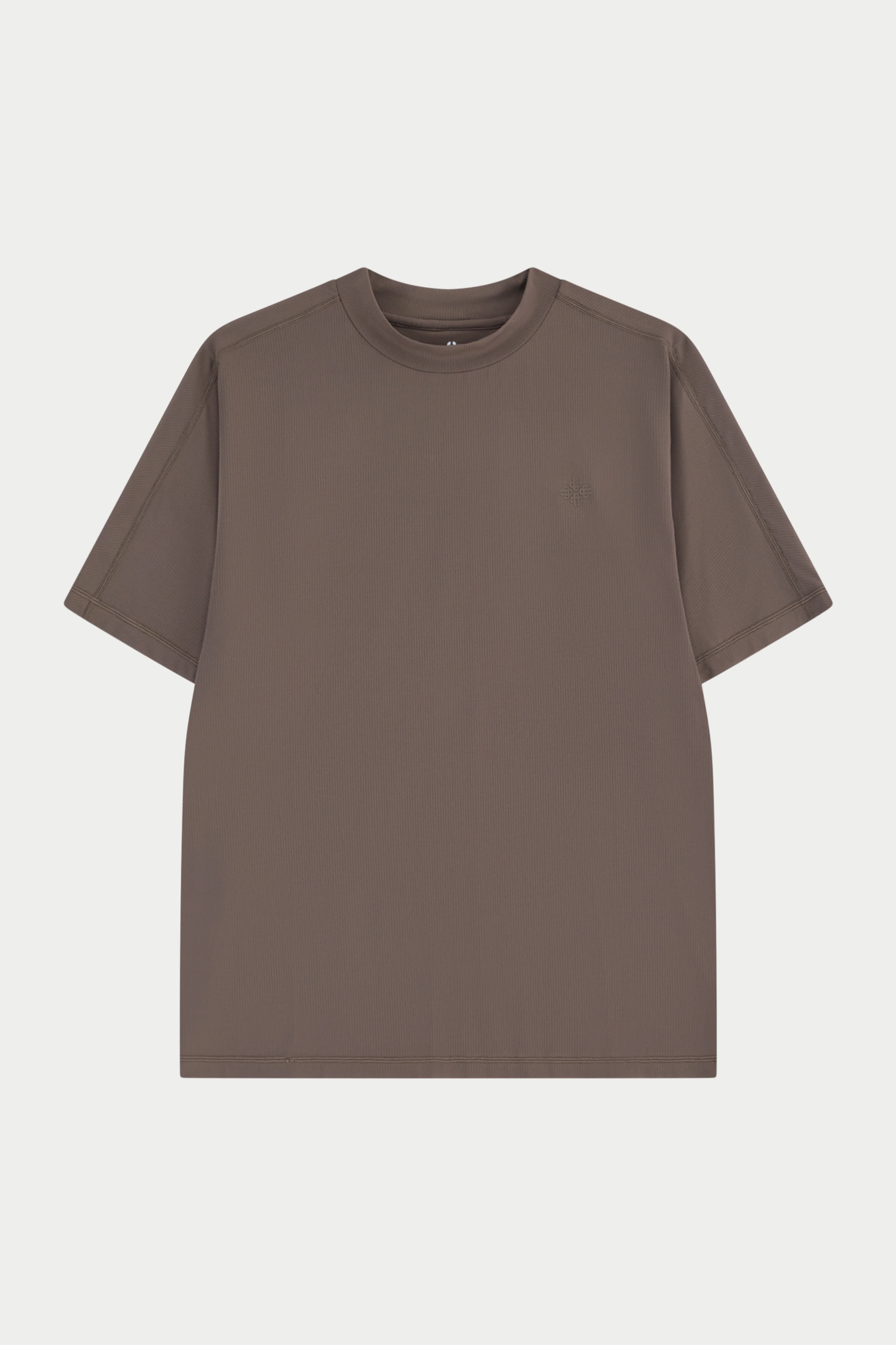 SHORT SLEEVE TRAINING TOP - BROWN