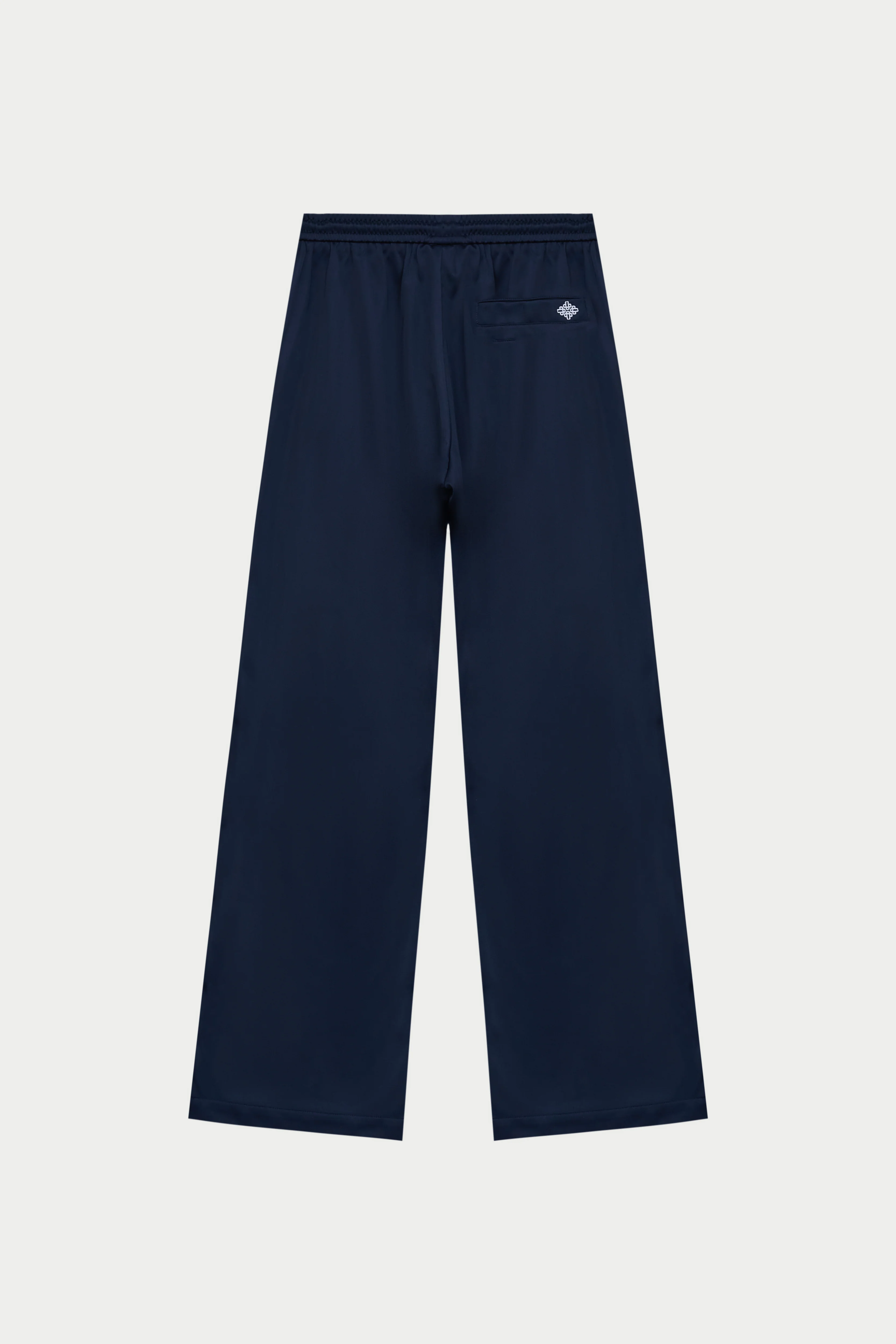 SIDE STRIPE WIDE LEG JOGGERS - NAVY - Image 9