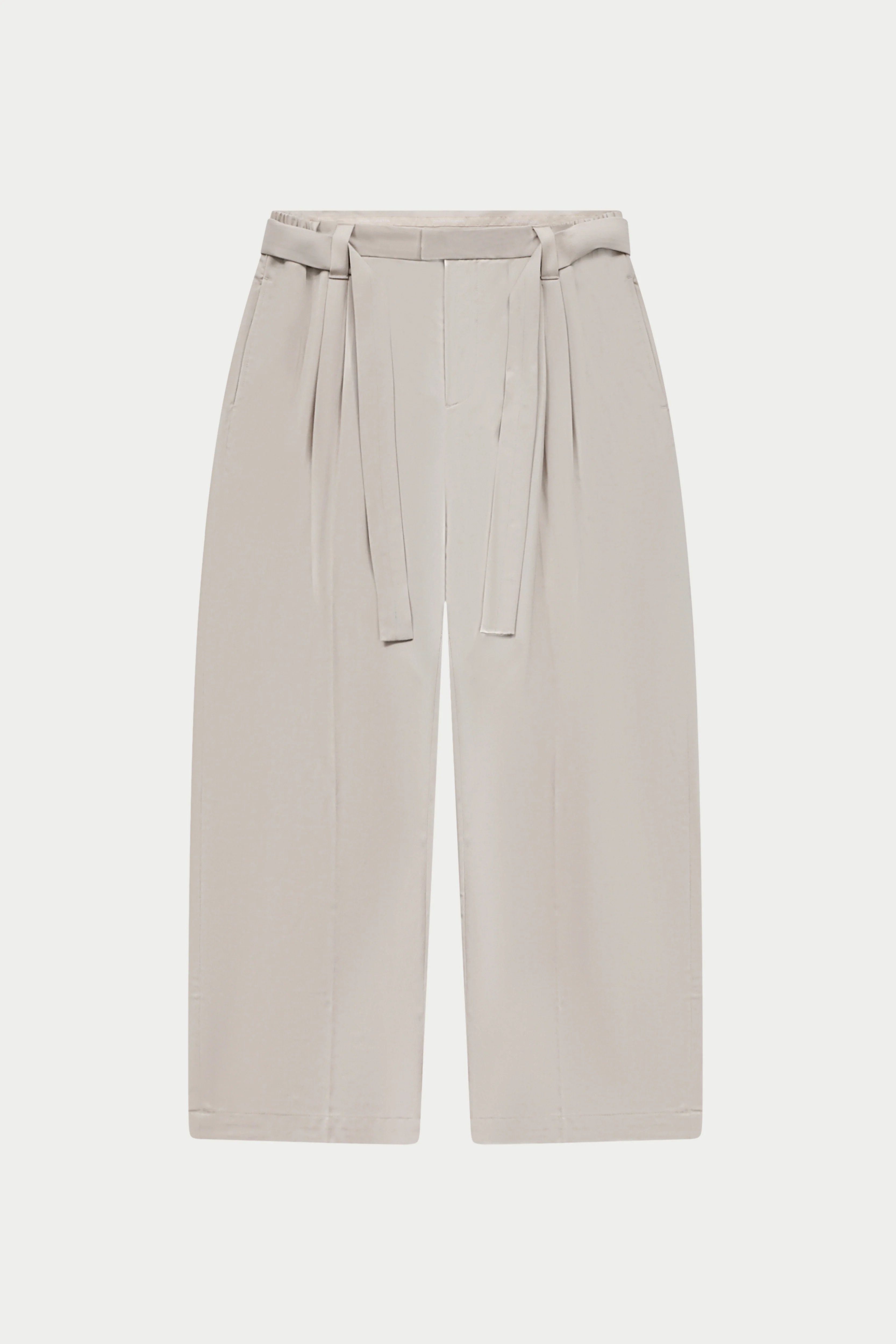 SMART BARREL TROUSER - STONE