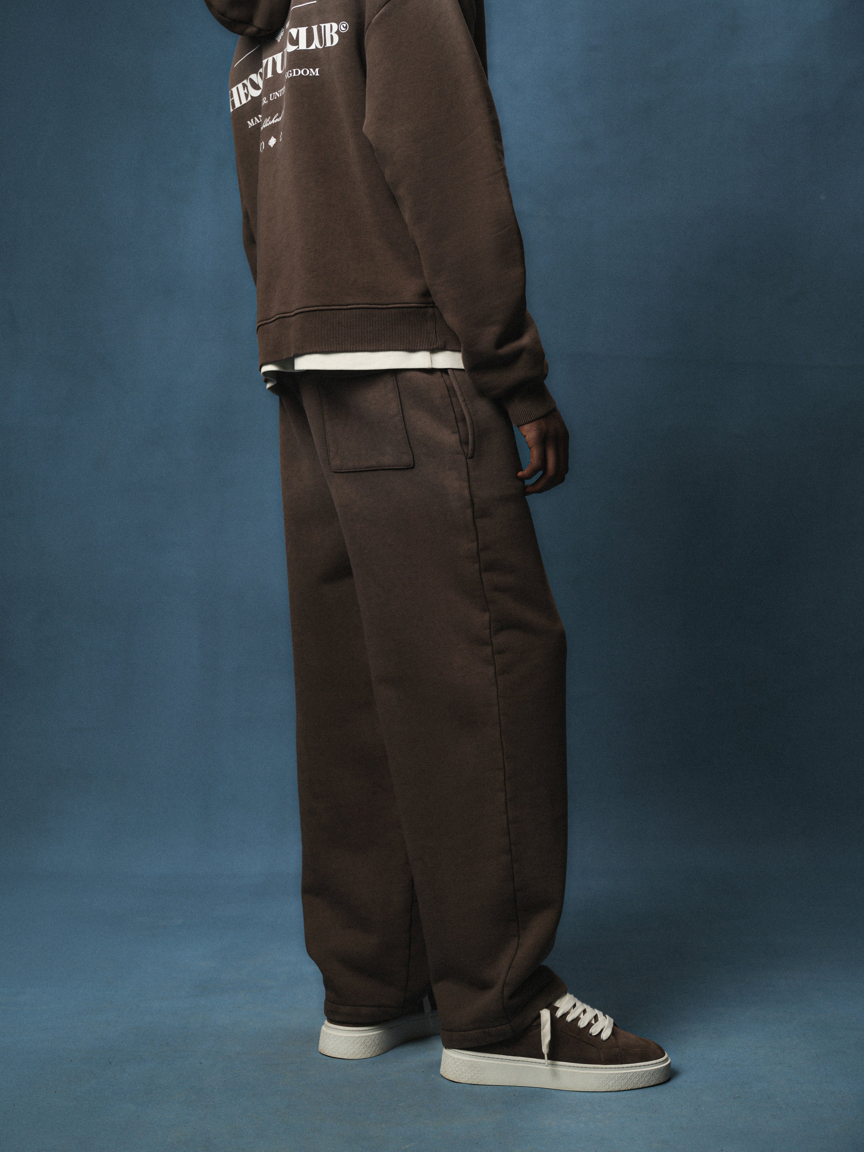 SPRAY WASH COPYRIGHT MULTI GRAPHIC JOGGERS - BROWN - Image 5