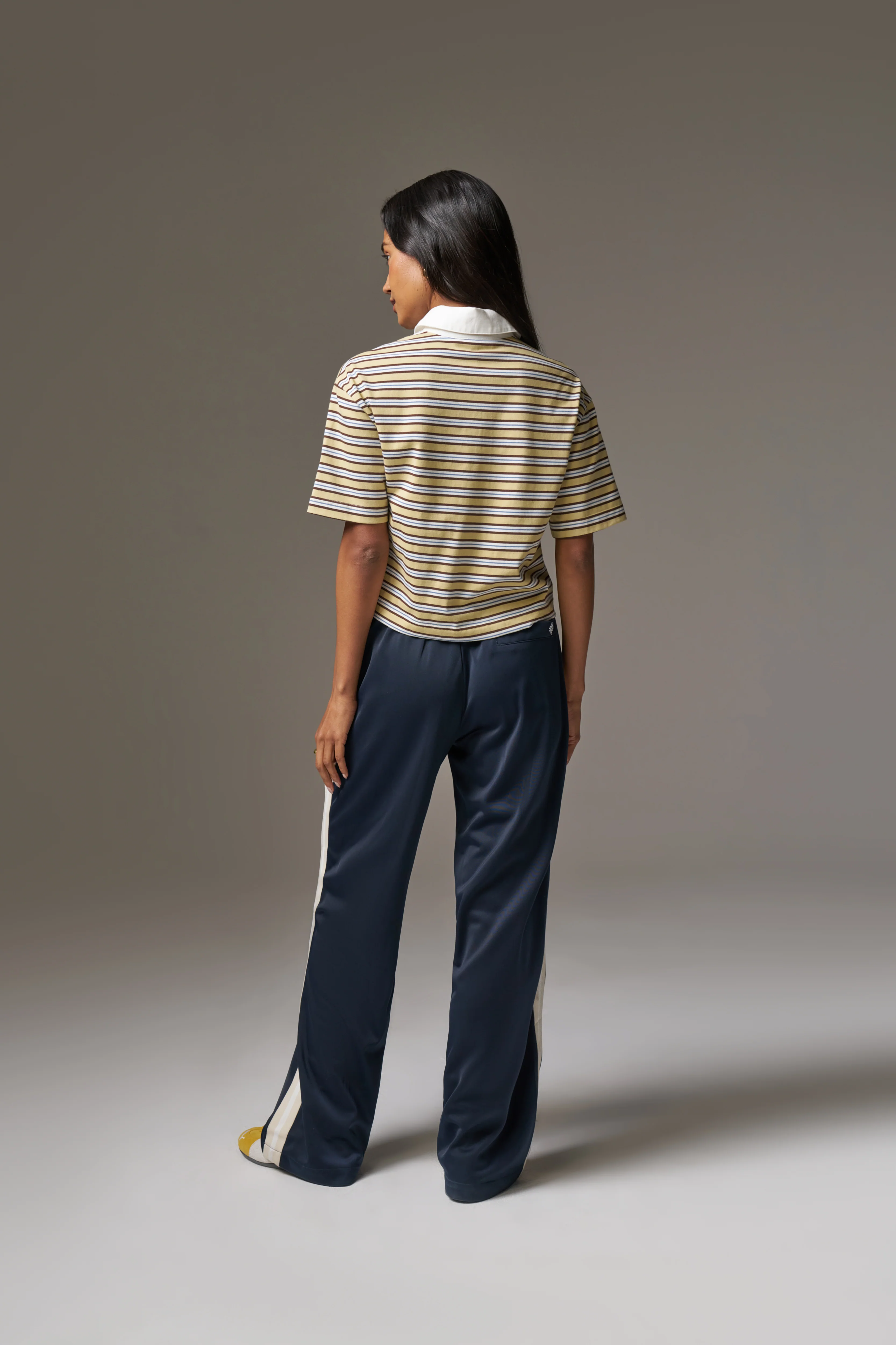 STRIPED POLO TEE - YELLOW - Image 6