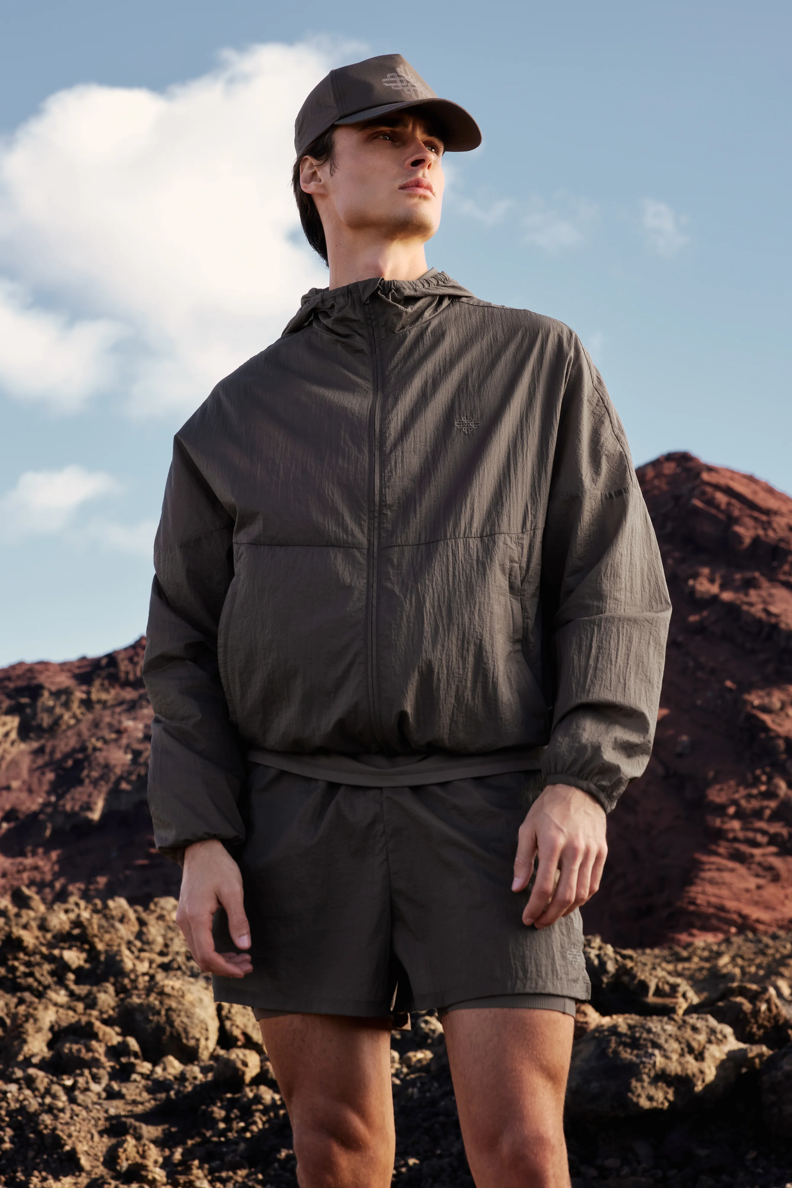 TRANSLUCENT WINDBREAKER - BROWN - Image 2