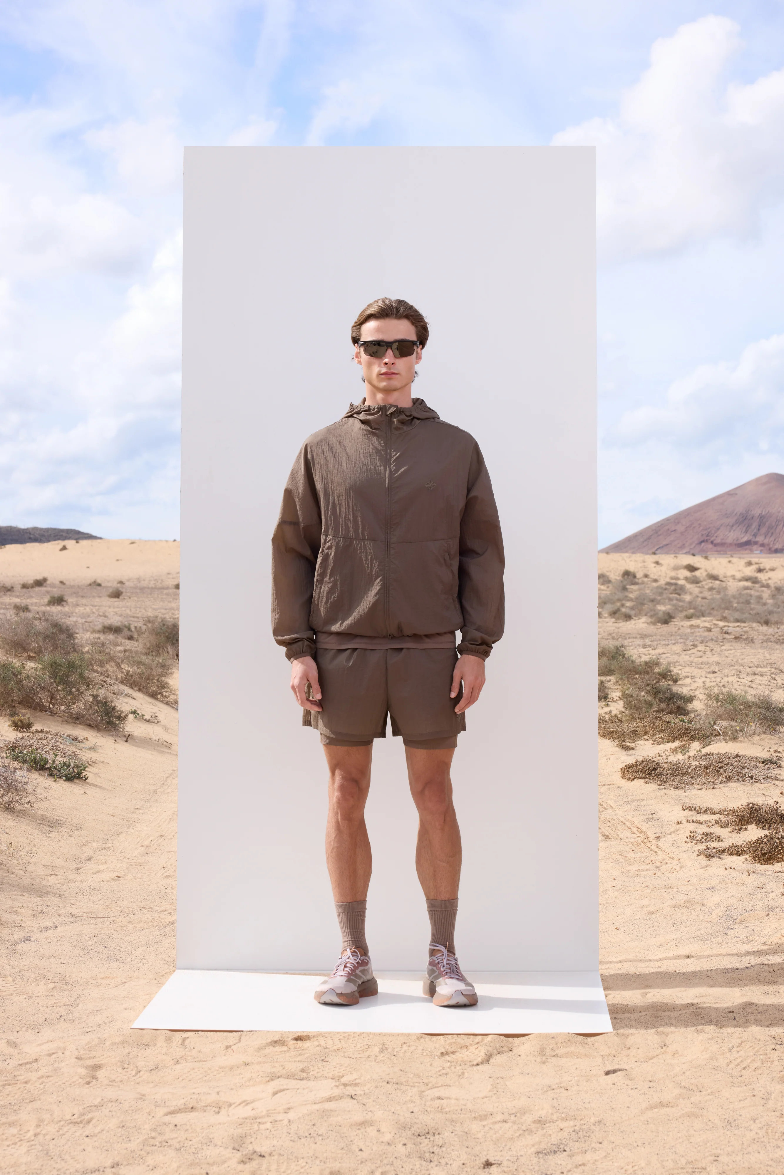 TRANSLUCENT WINDBREAKER - BROWN - Image 6