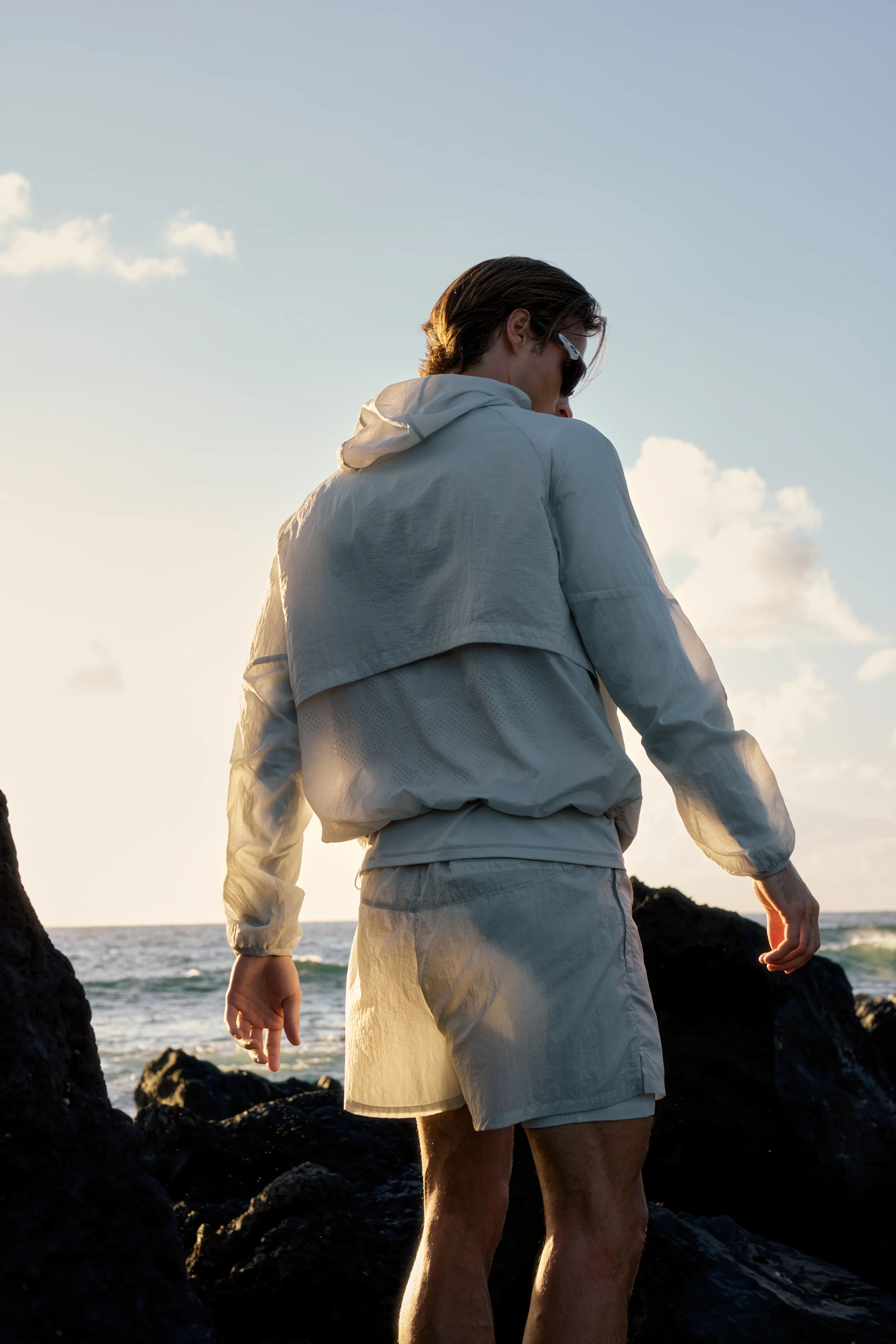 TRANSLUCENT WINDBREAKER - WHITE - Image 4