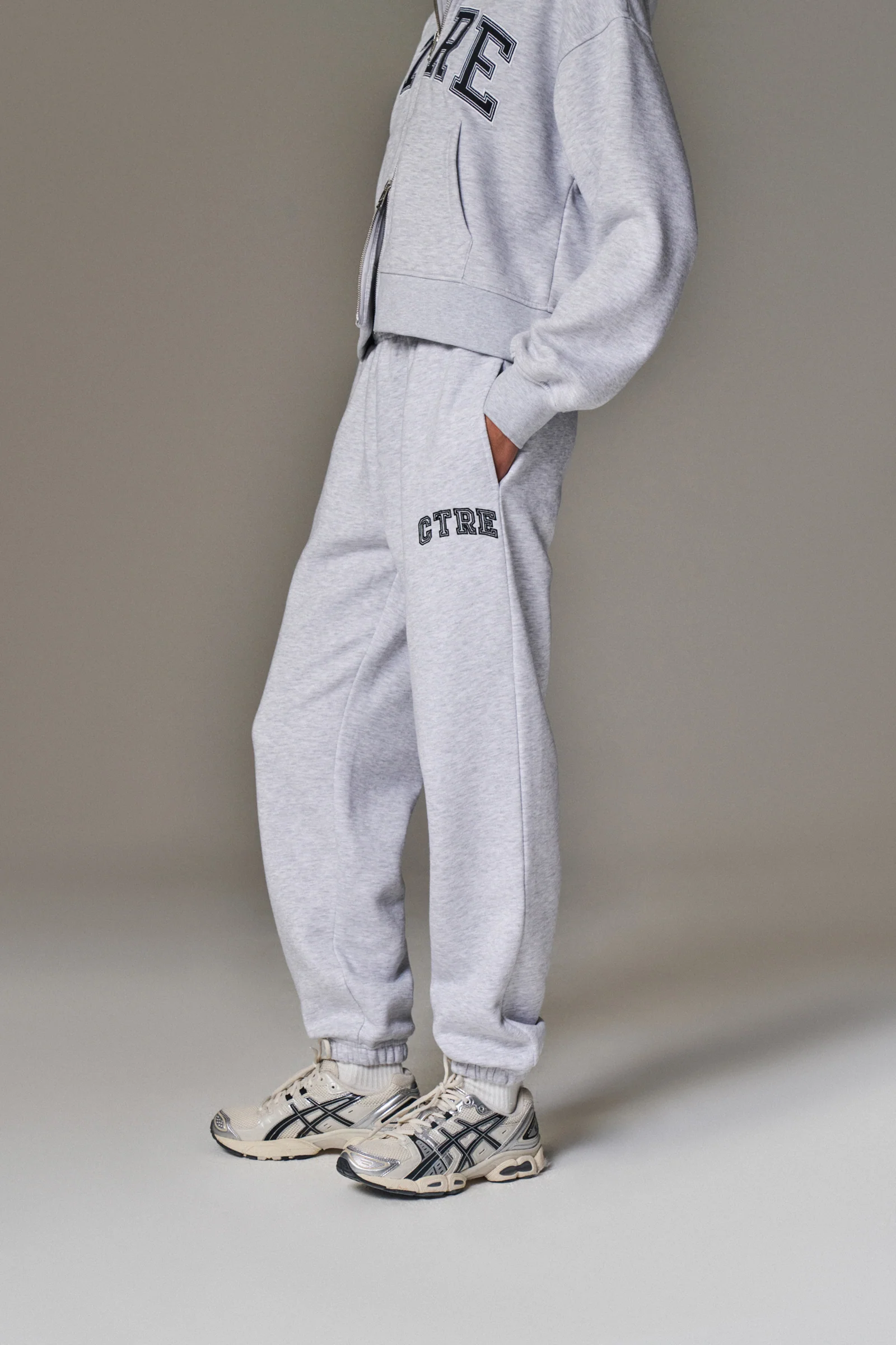 CTRE RELAXED JOGGERS - GREY MARL - Image 3
