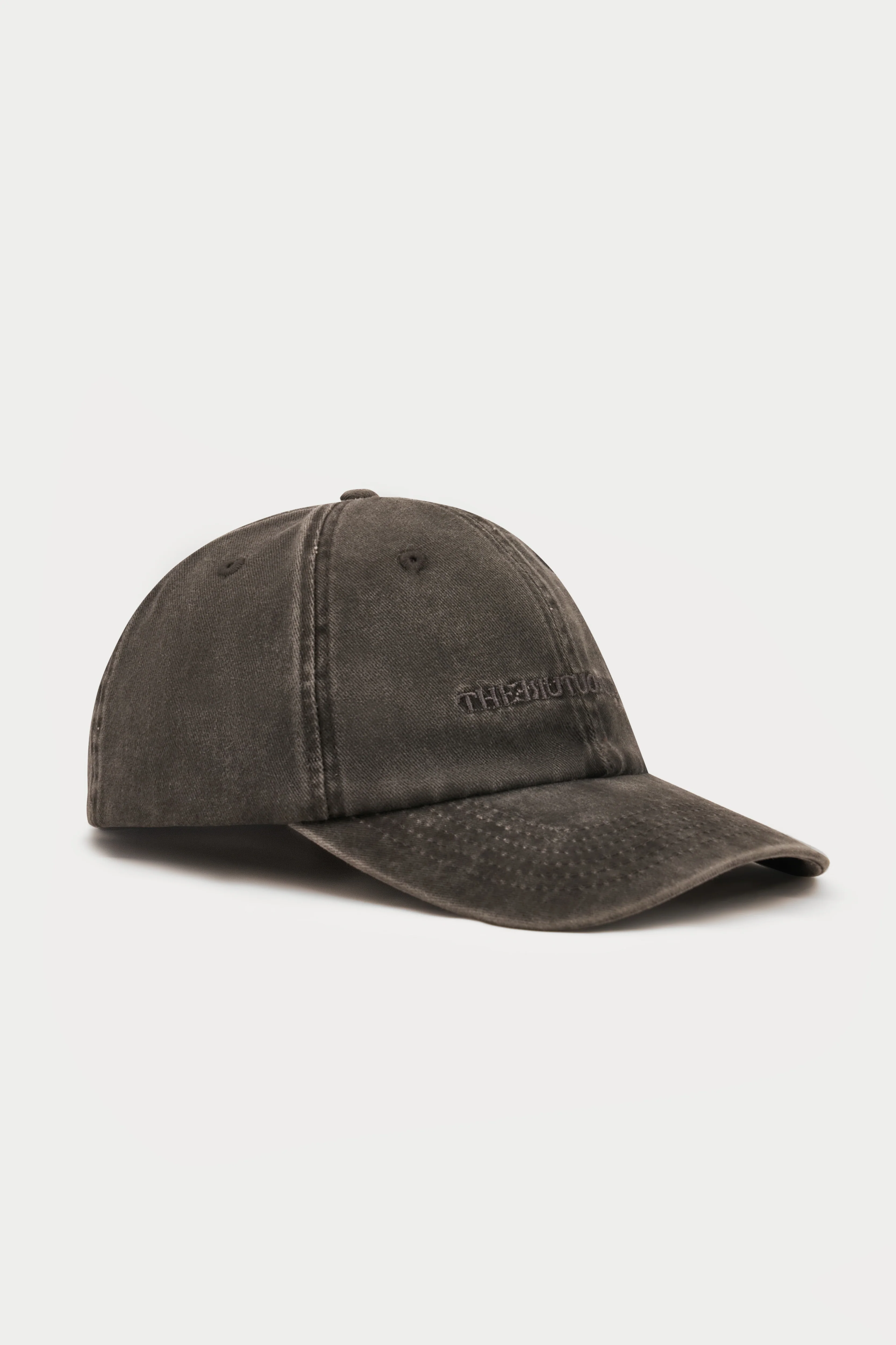 WASHED REVERSE COPYRIGHT CAP - WASHED BLACK - Image 4