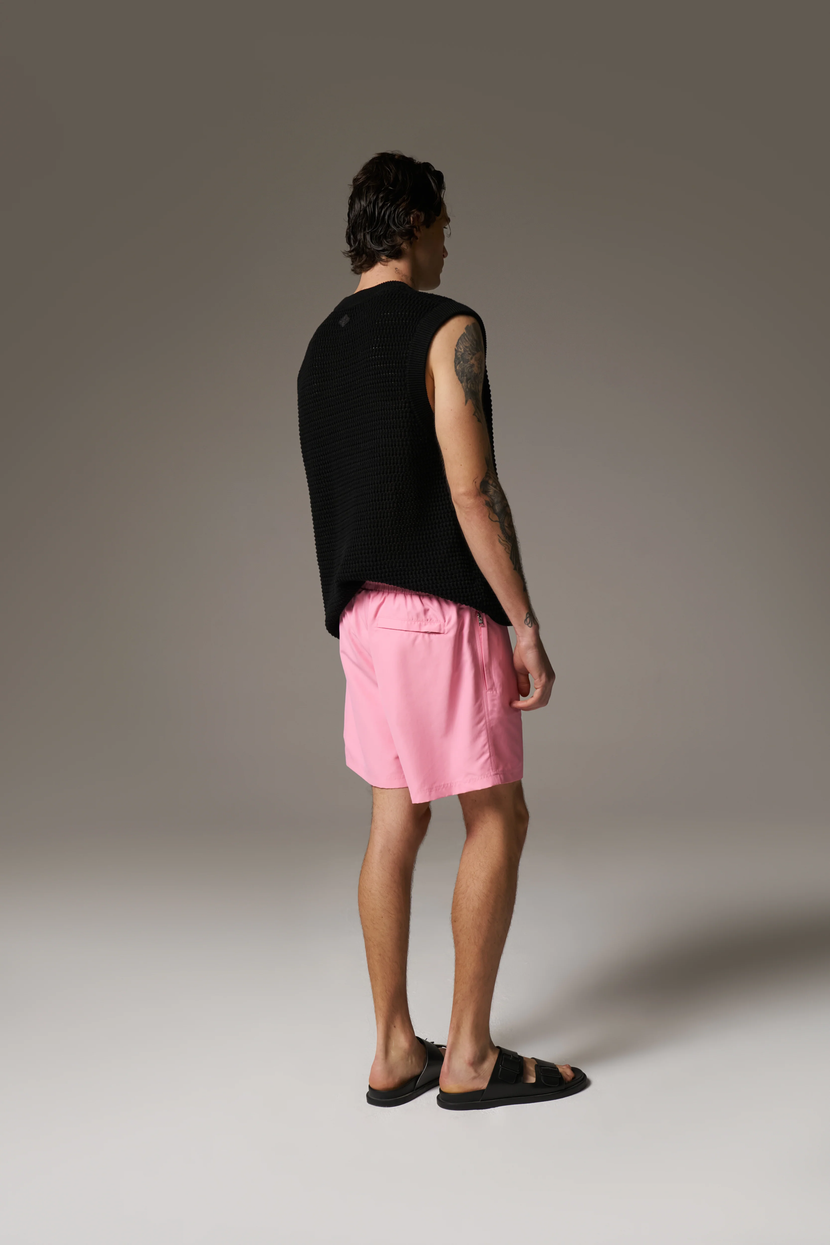 WATER REACTIVE EMBLEM SWIM SHORT - PINK - Image 10